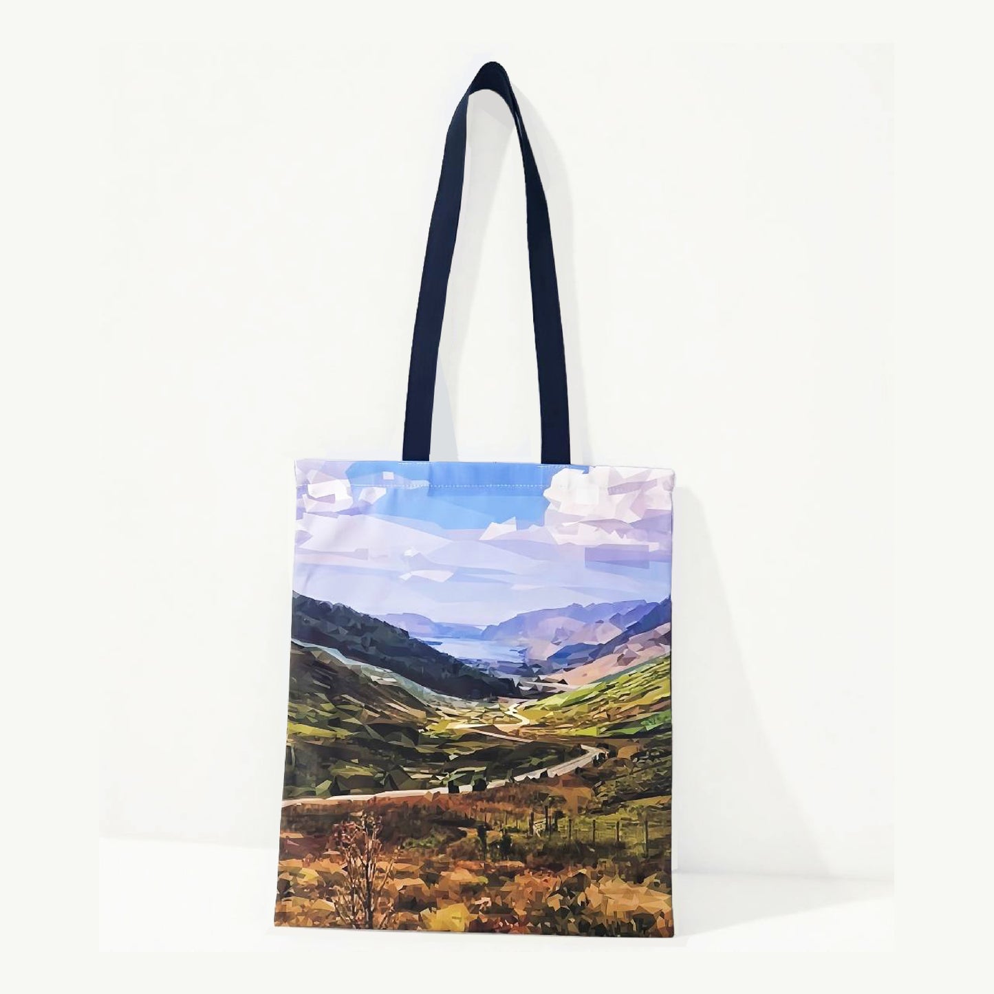 Scottish landscape illustration | Heavyweight cotton tote bag | Glen Docherty