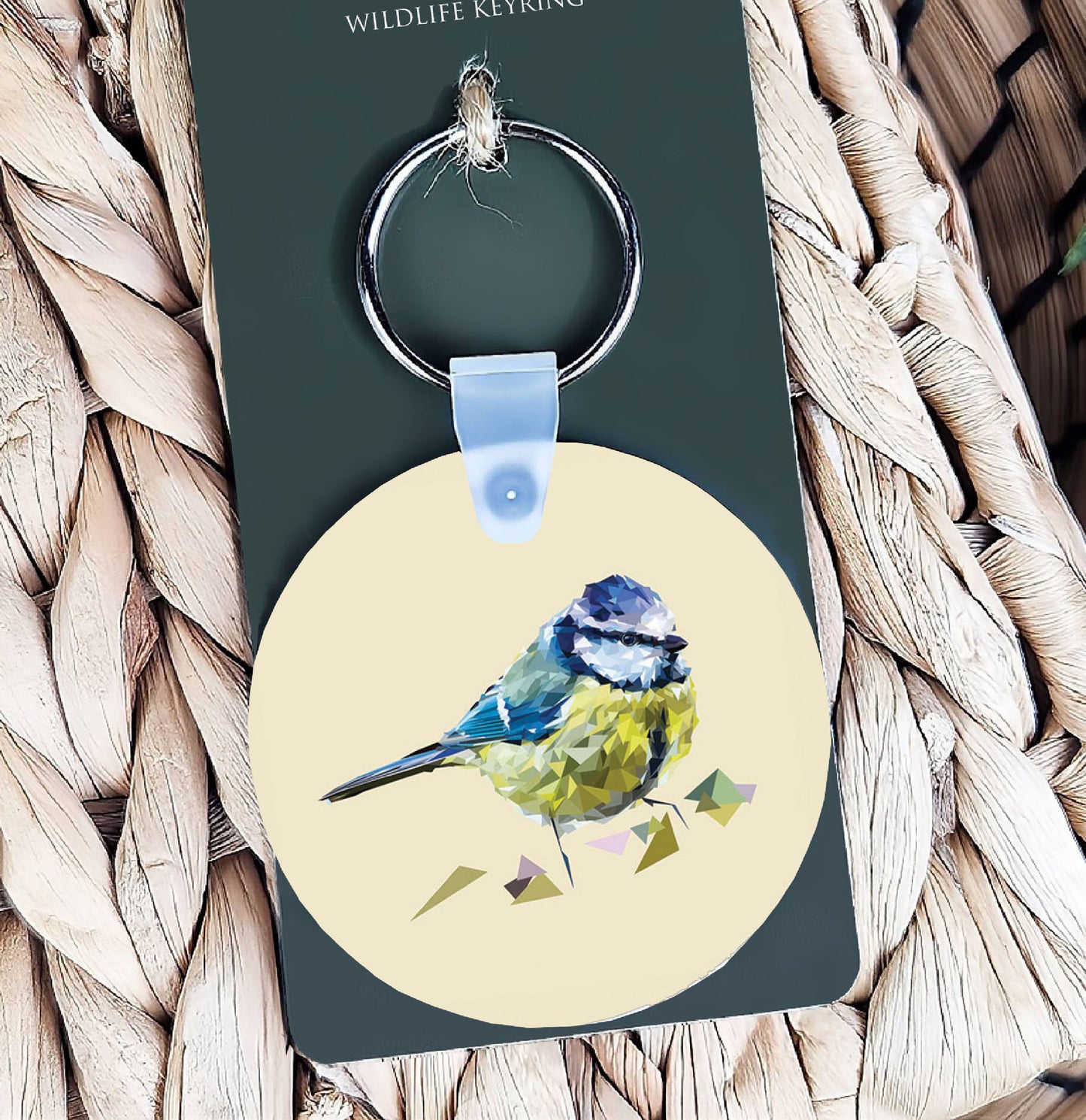 Blue tit bird illustration | Keyring | Accessories