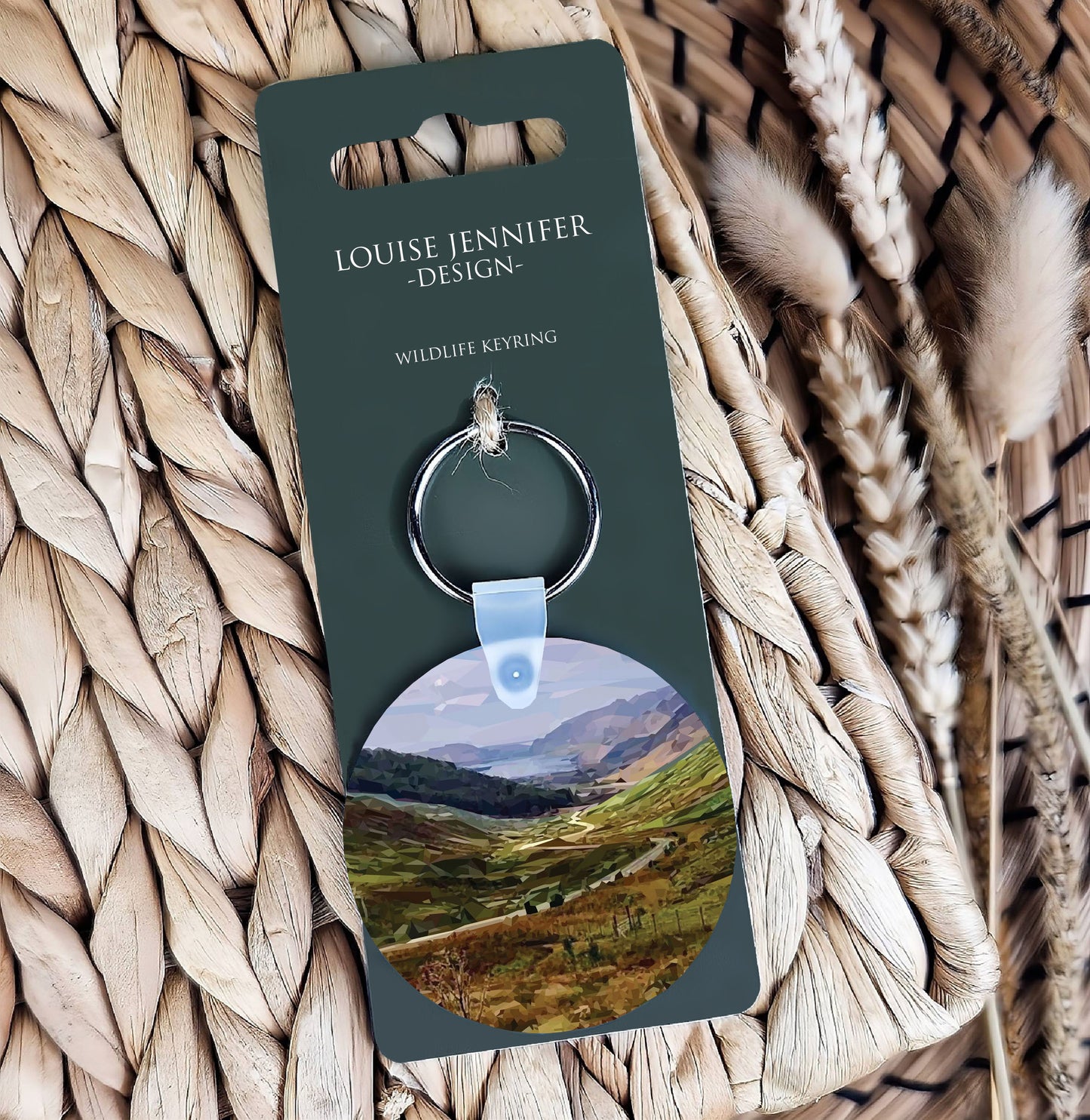 Scottish landscape illustration | Keyring | Glen Docherty