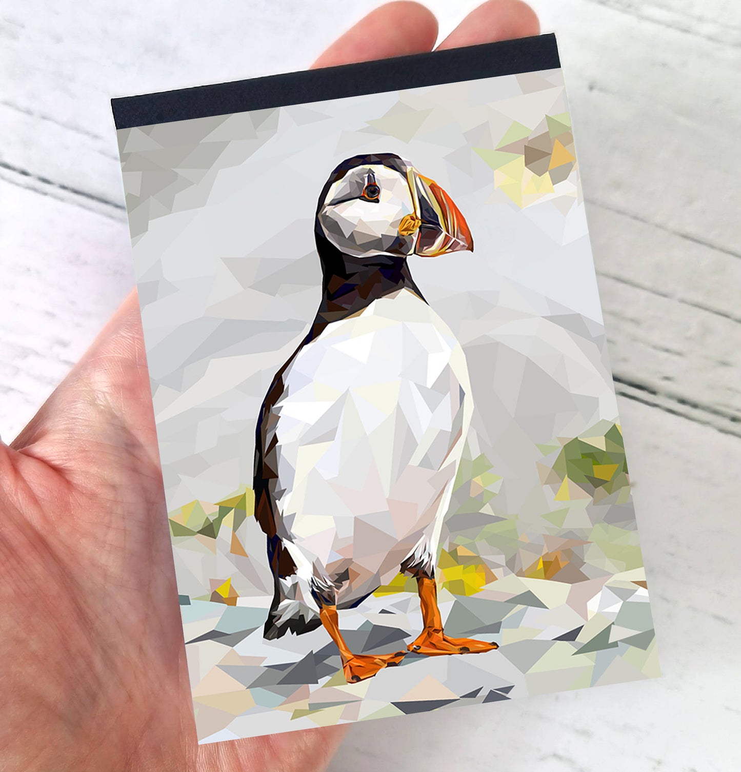 Atlantic puffin bird illustration | A7 mini notebook | Scottish