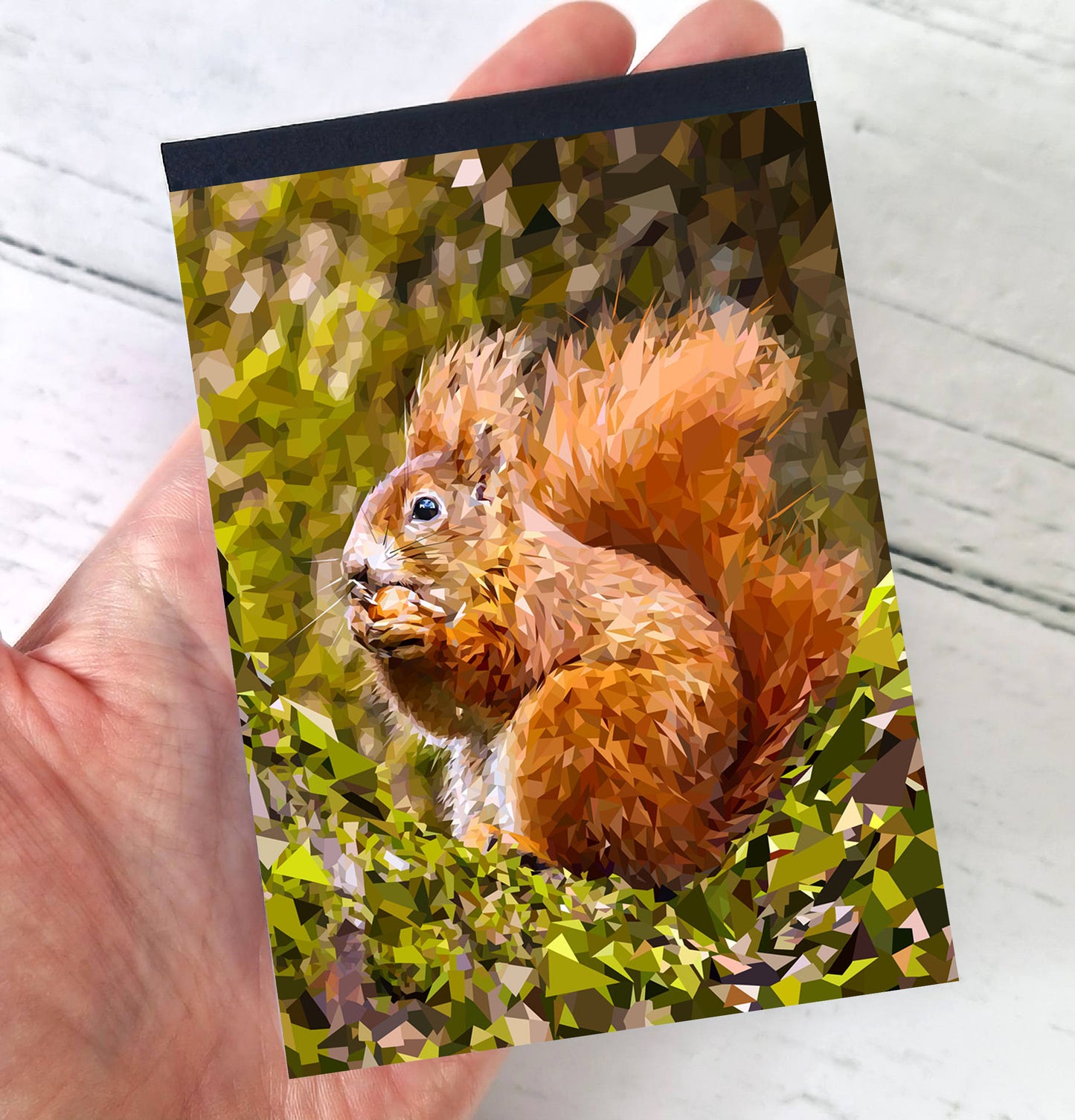 Red squirrel illustration | A7 mini notebook *NEW
