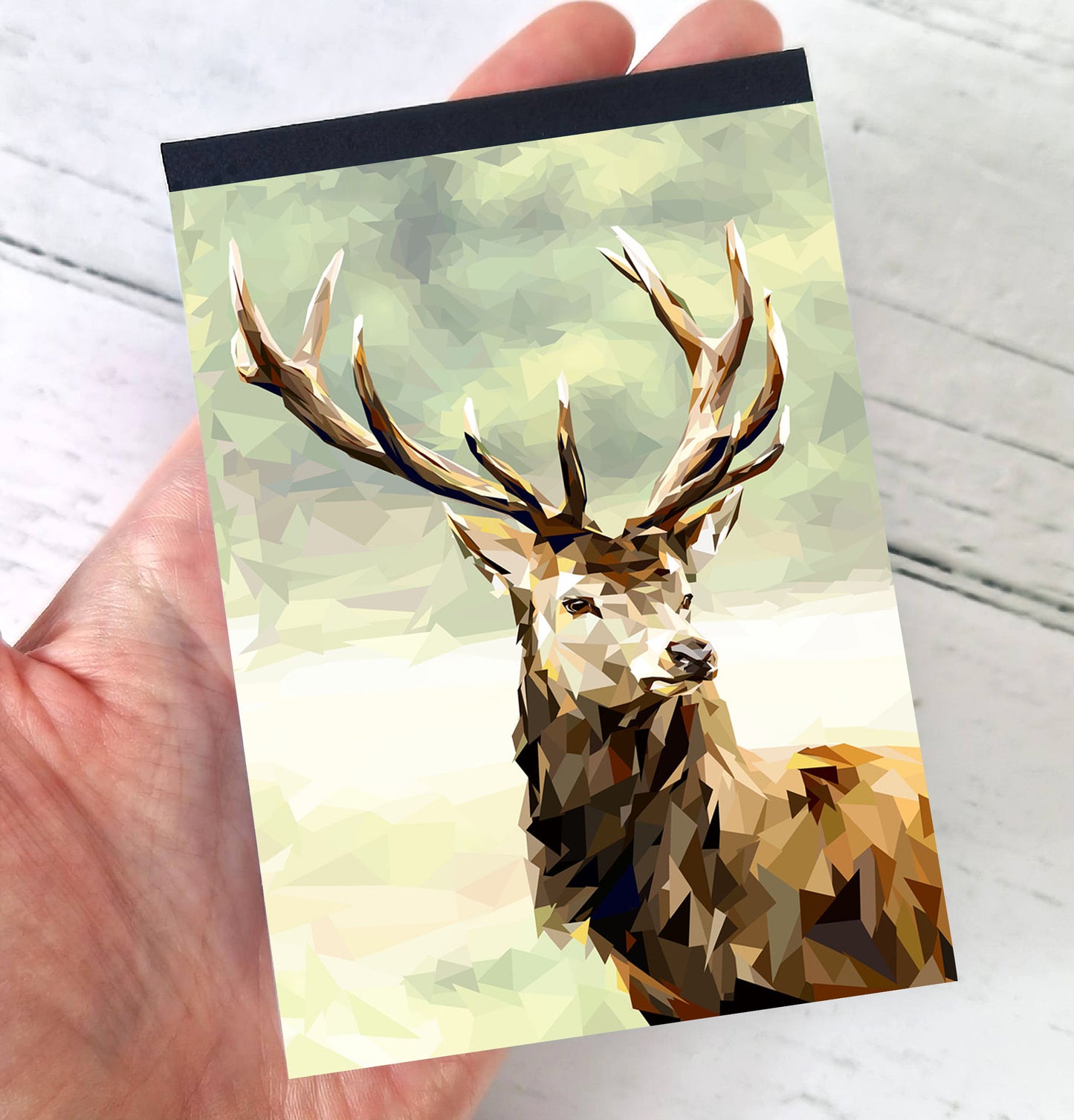 Red stag illustration | A7 mini notebook | Scottish