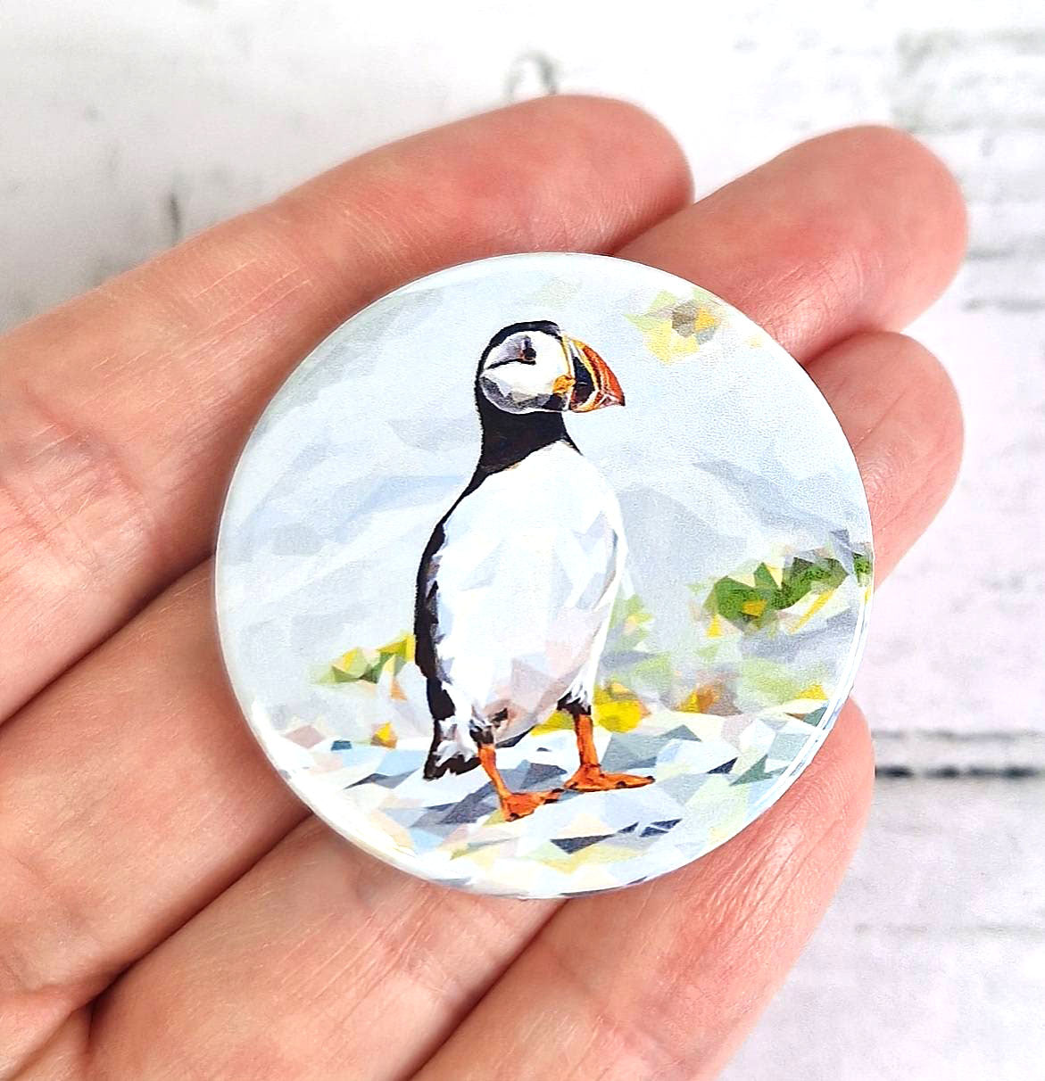 ATLANTIC PUFFIN pin badge