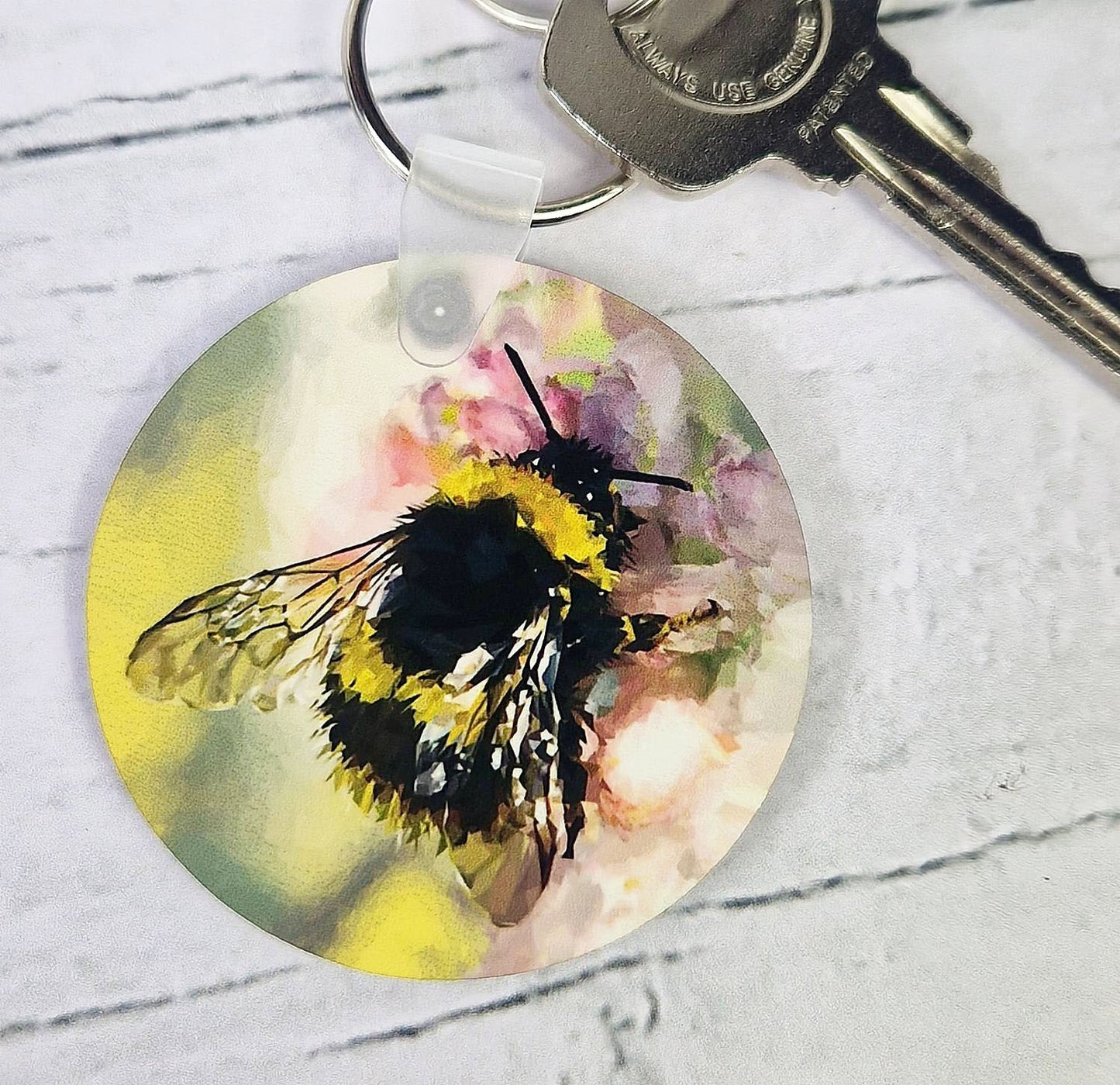 BUFF-TAILED BUMBLEBEE keyring