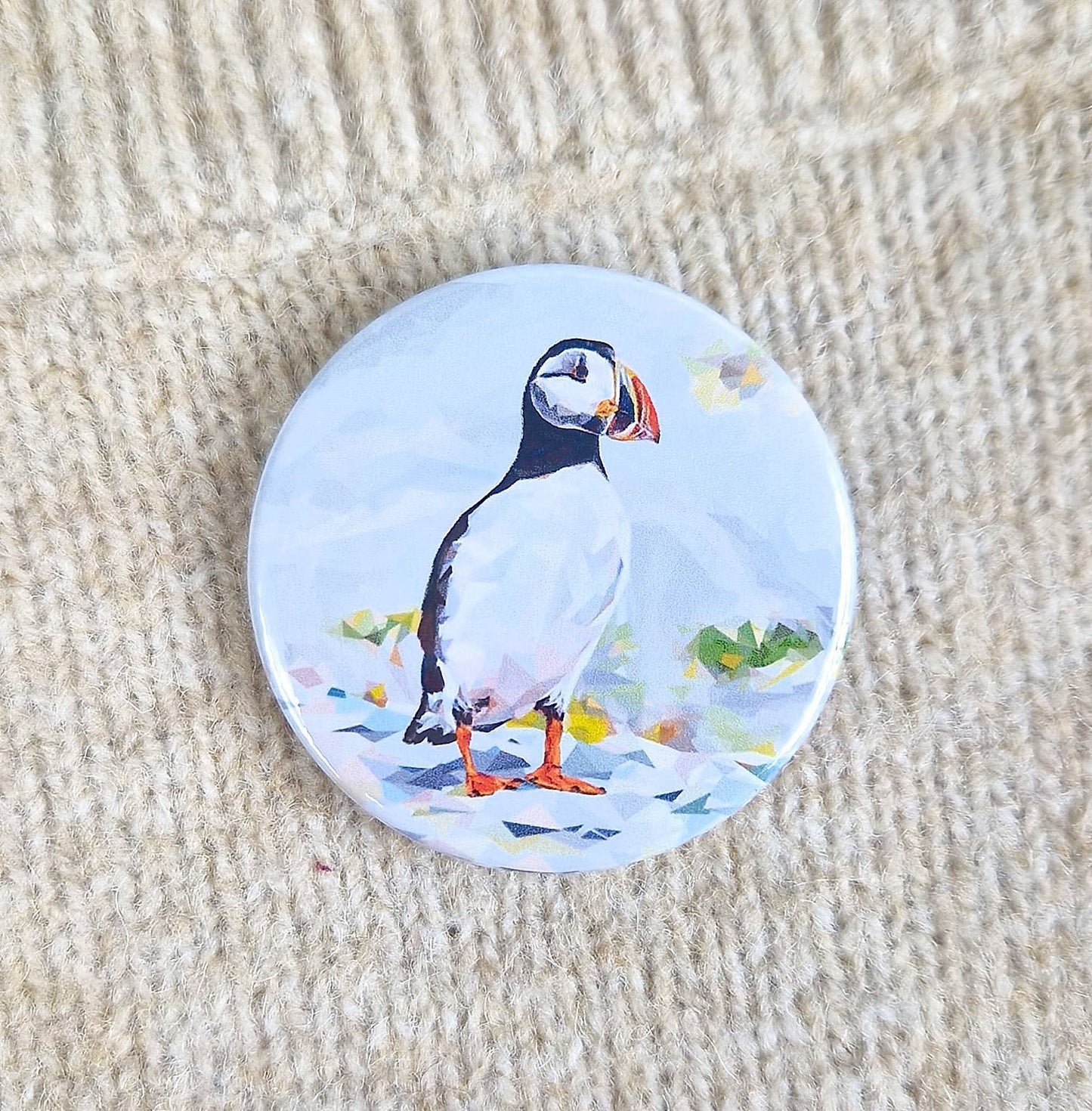 ATLANTIC PUFFIN pin badge