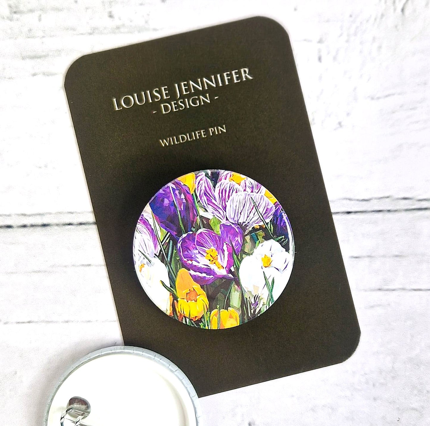 CROCUS pin badge