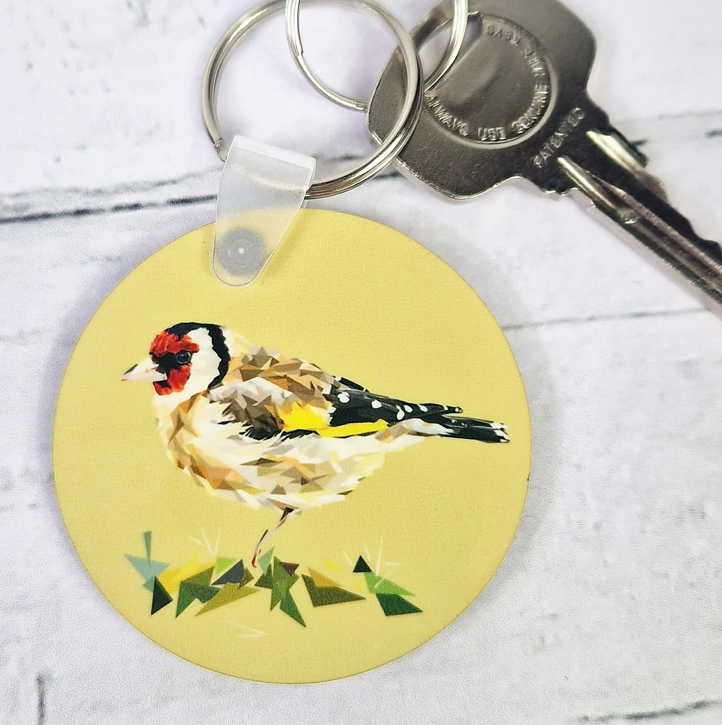 GOLDFINCH keyring
