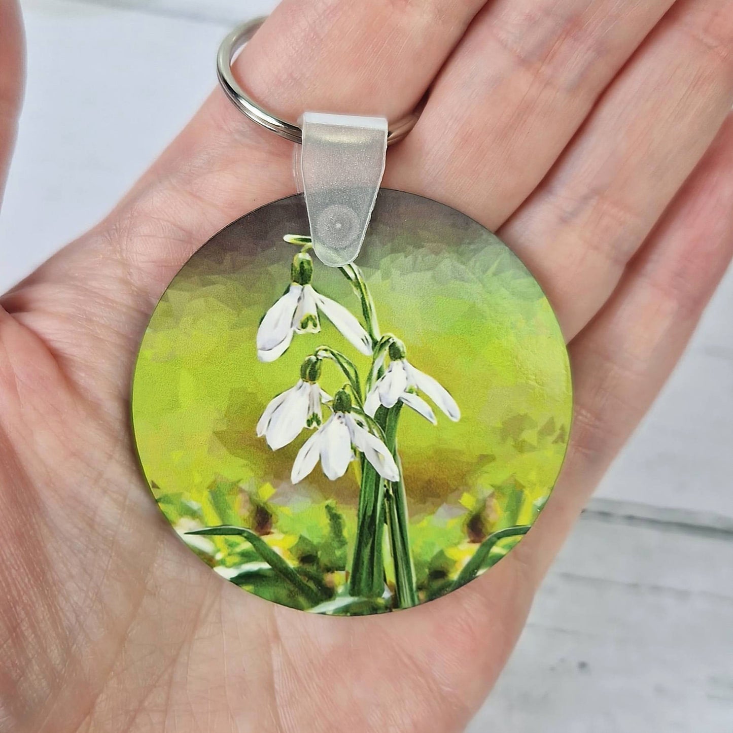 SNOWDROPS keyring