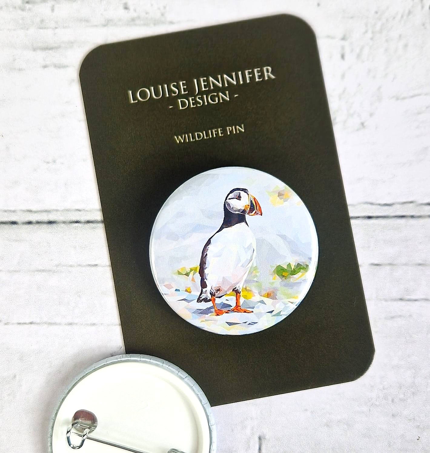 ATLANTIC PUFFIN pin badge
