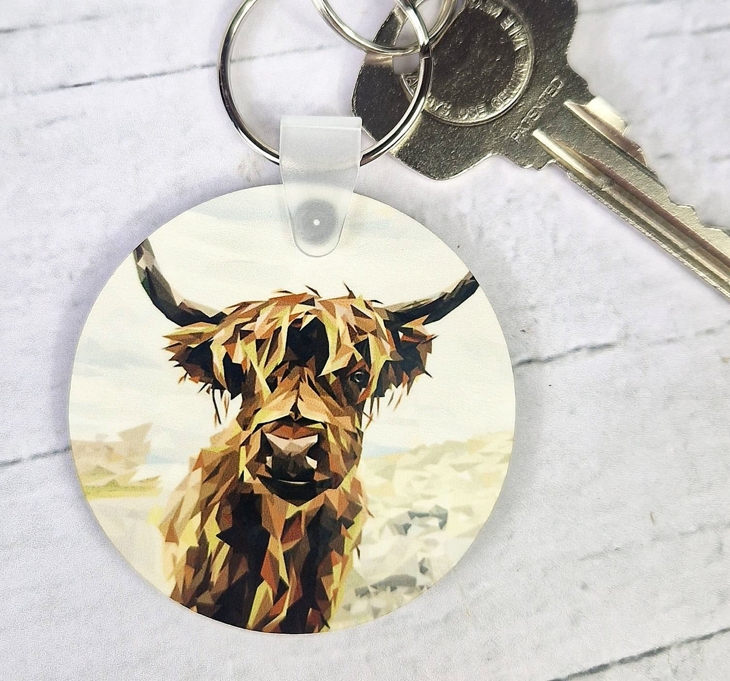 HIGHLAND COW keyring