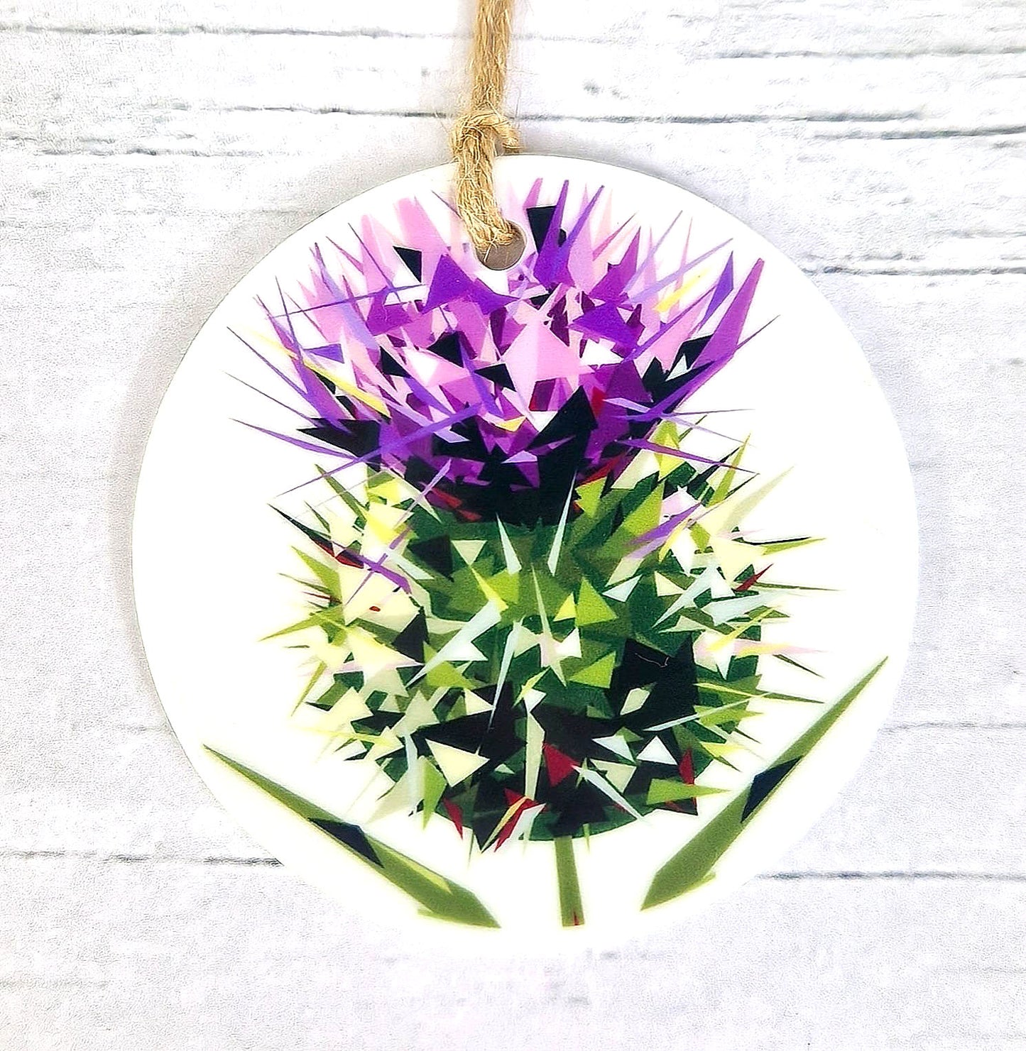 SPEAR THISTLE ceramic decoration