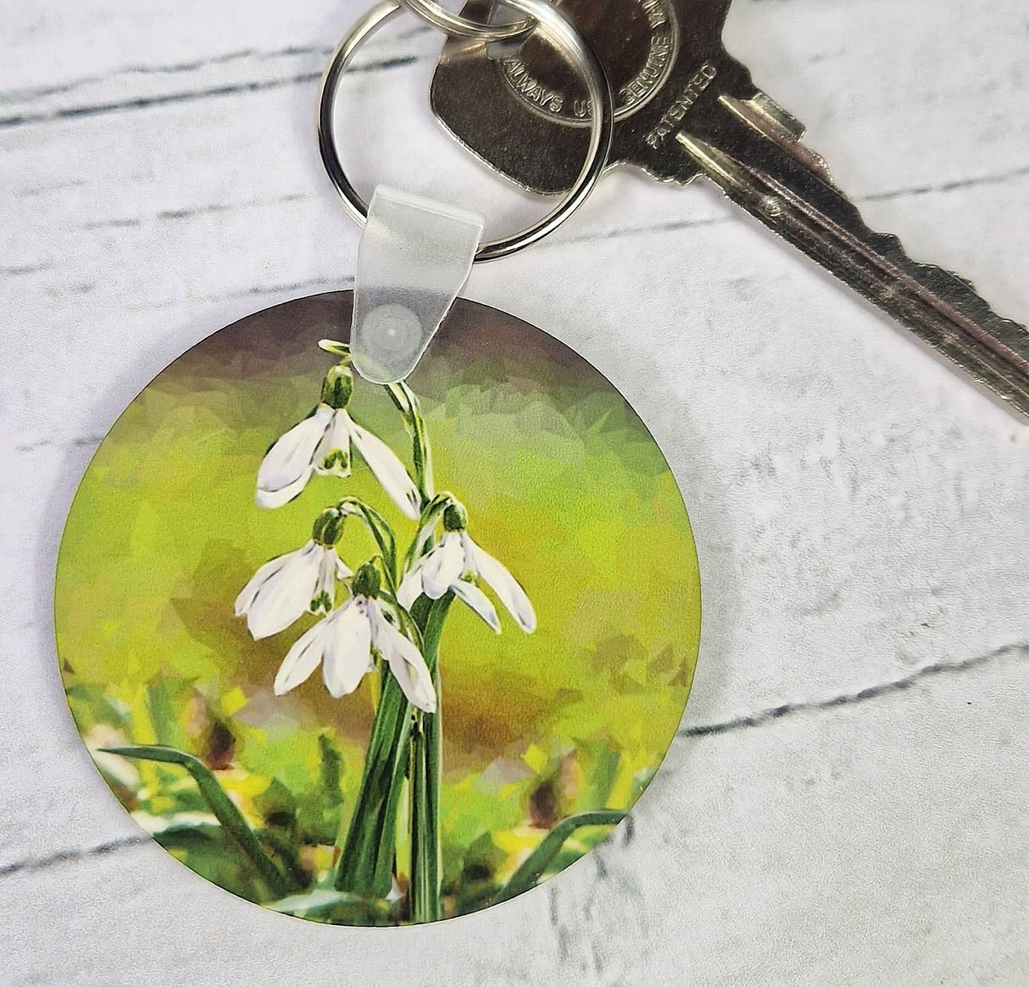 SNOWDROPS keyring