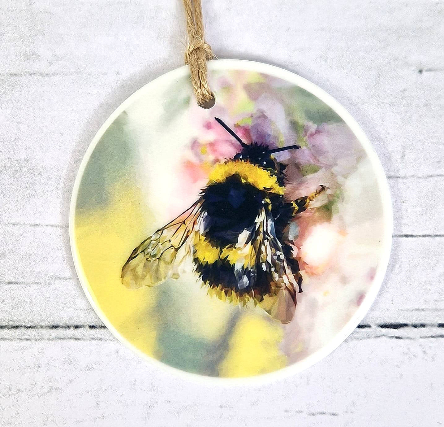 BUFF-TAILED BUMBLEBEE ceramic decoration