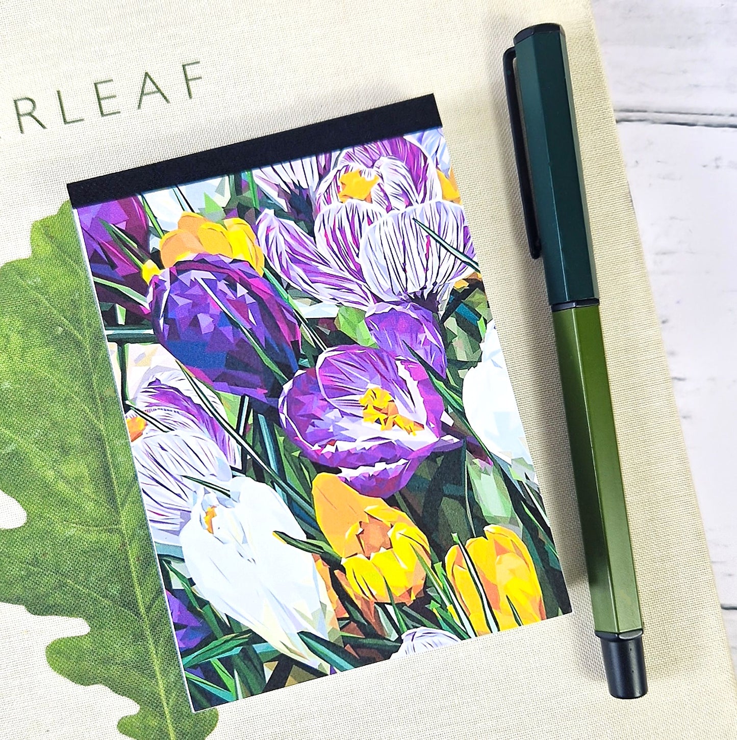 CROCUS illustrated mini notebook
