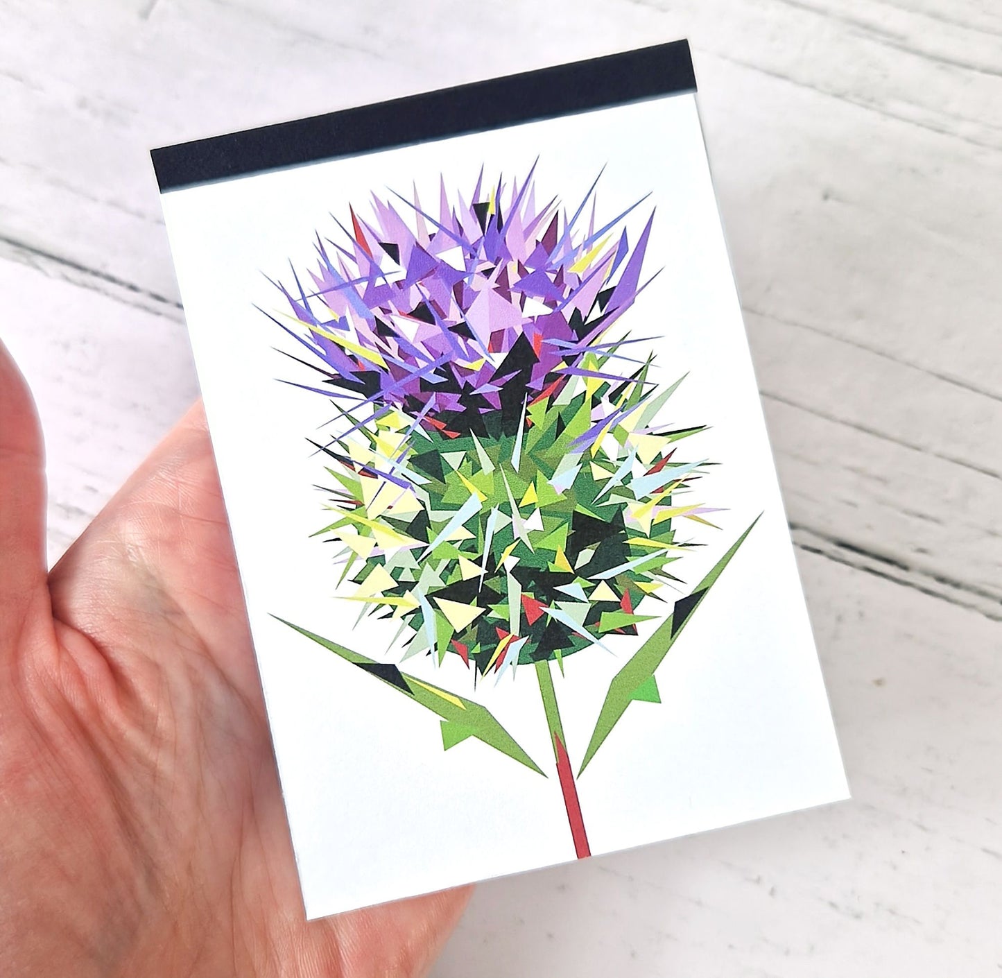 SPEAR THISTLE illustrated mini notebook