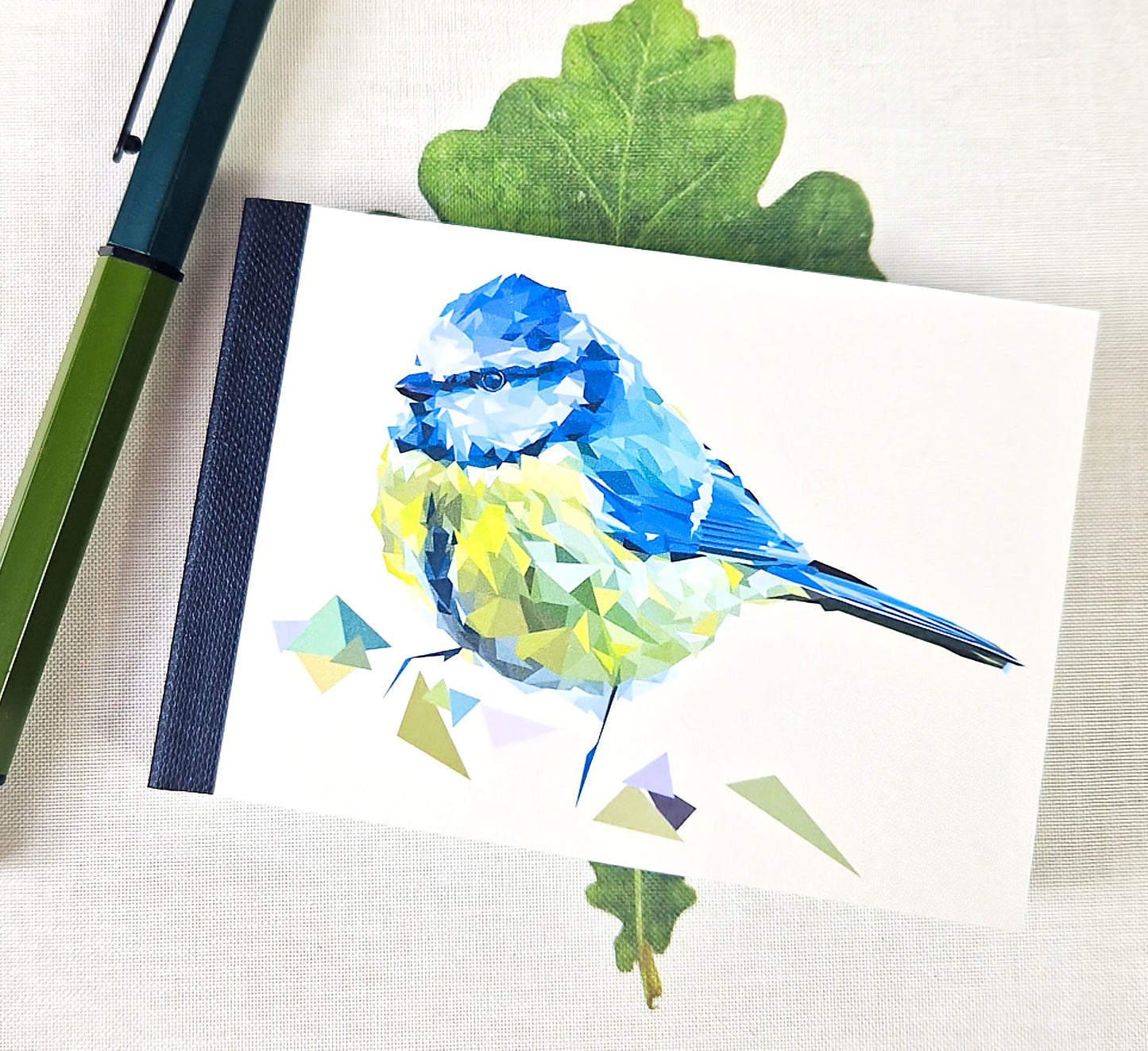 BLUE TIT illustrated mini notebook