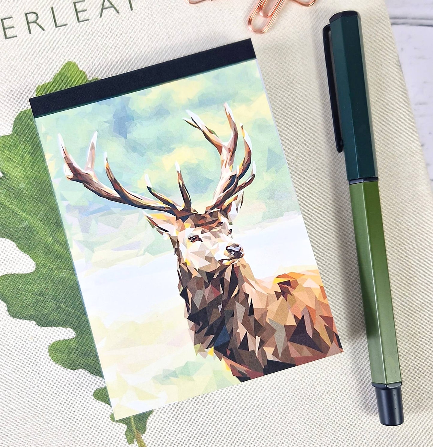RED STAG illustrated mini notebook