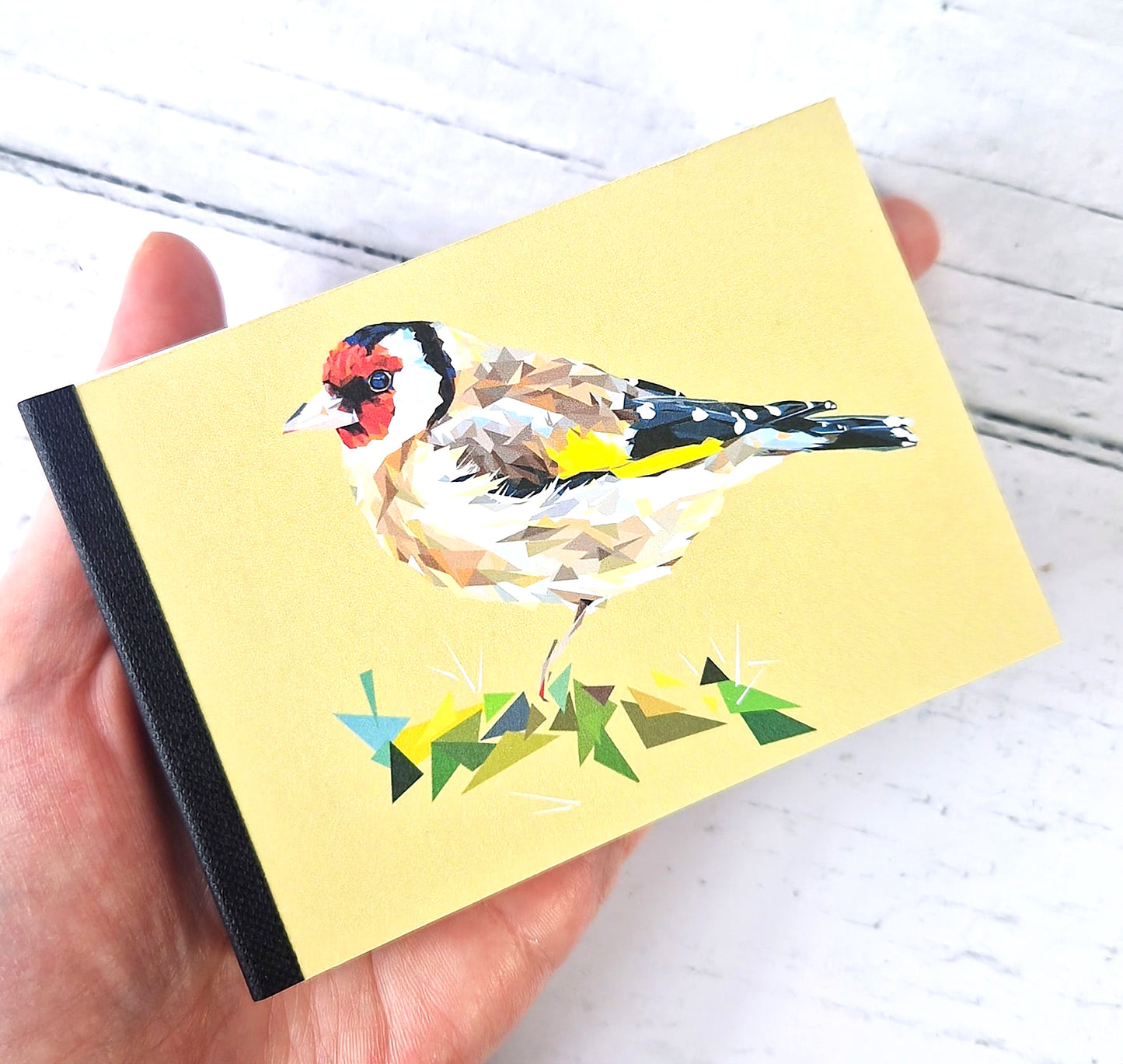 GOLDFINCH illustrated mini notebook