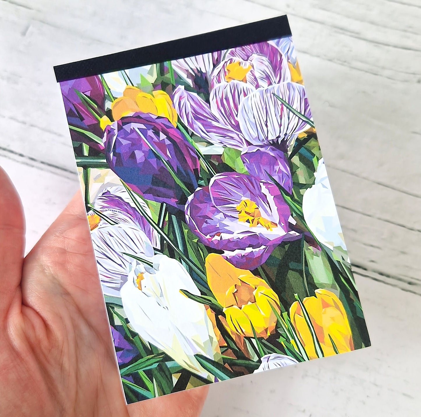 CROCUS illustrated mini notebook
