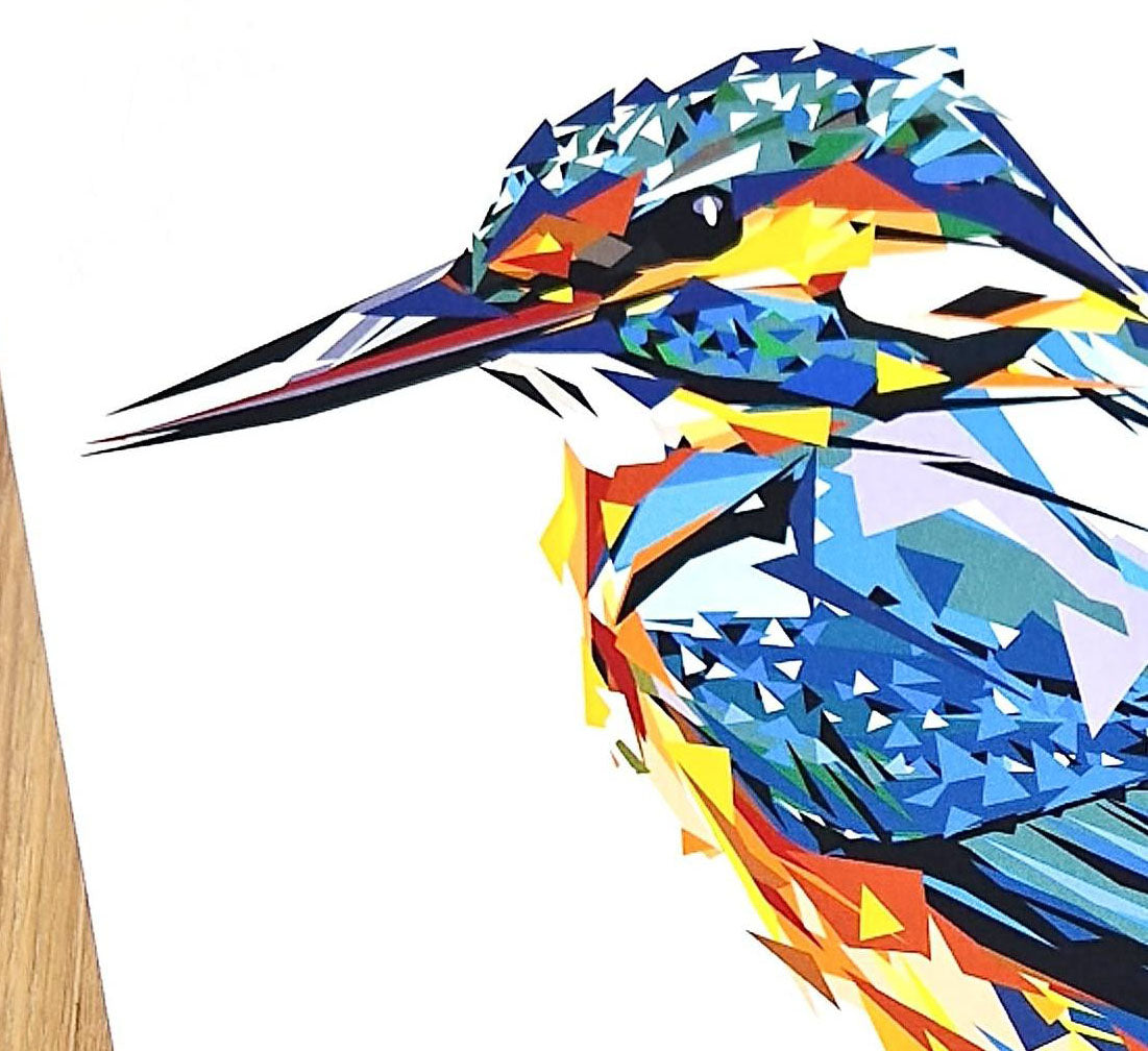 KINGFISHER cotton tea towel - 50% OFF APPLIED AT CHECKOUT
