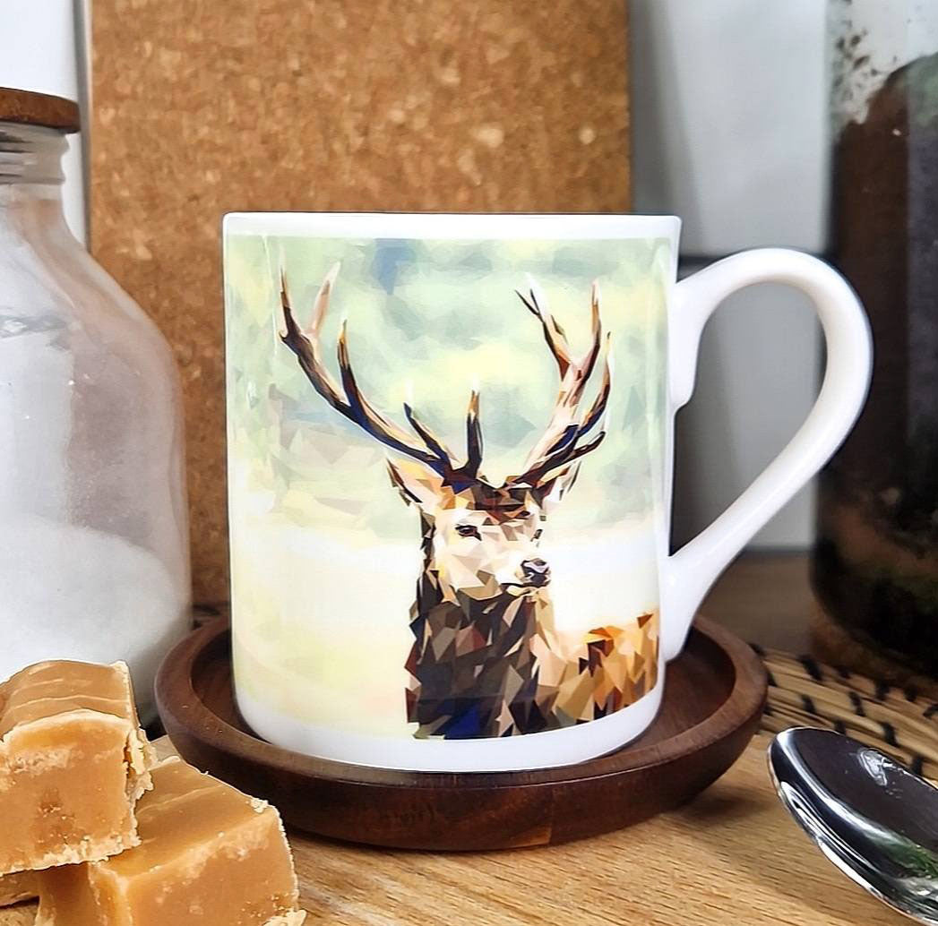 RED STAG illustrated mug