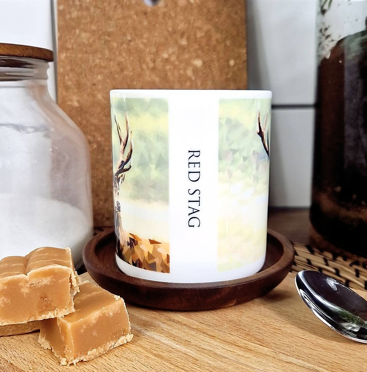 RED STAG illustrated mug