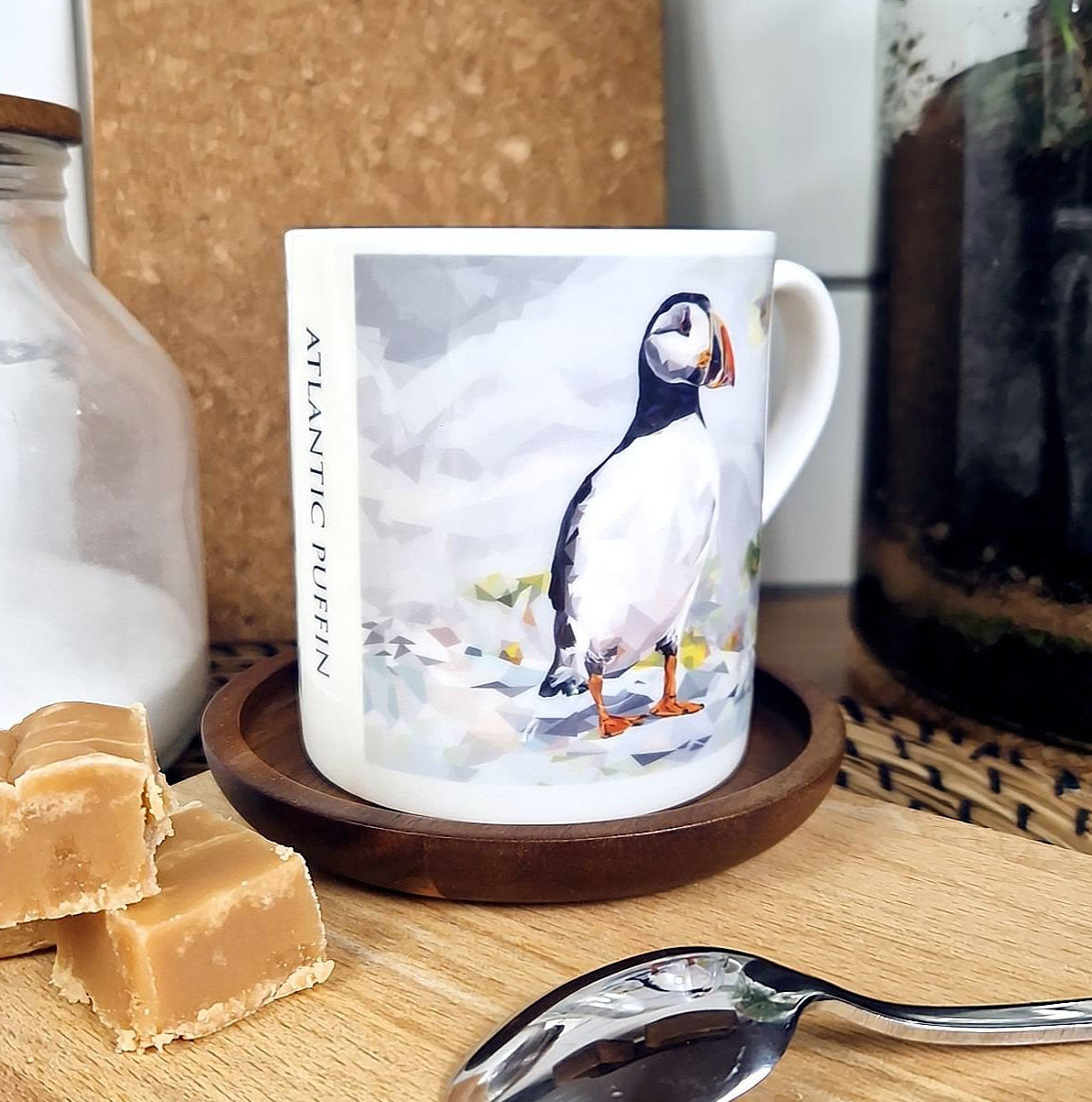 ATLANTIC PUFFIN illustrated mug