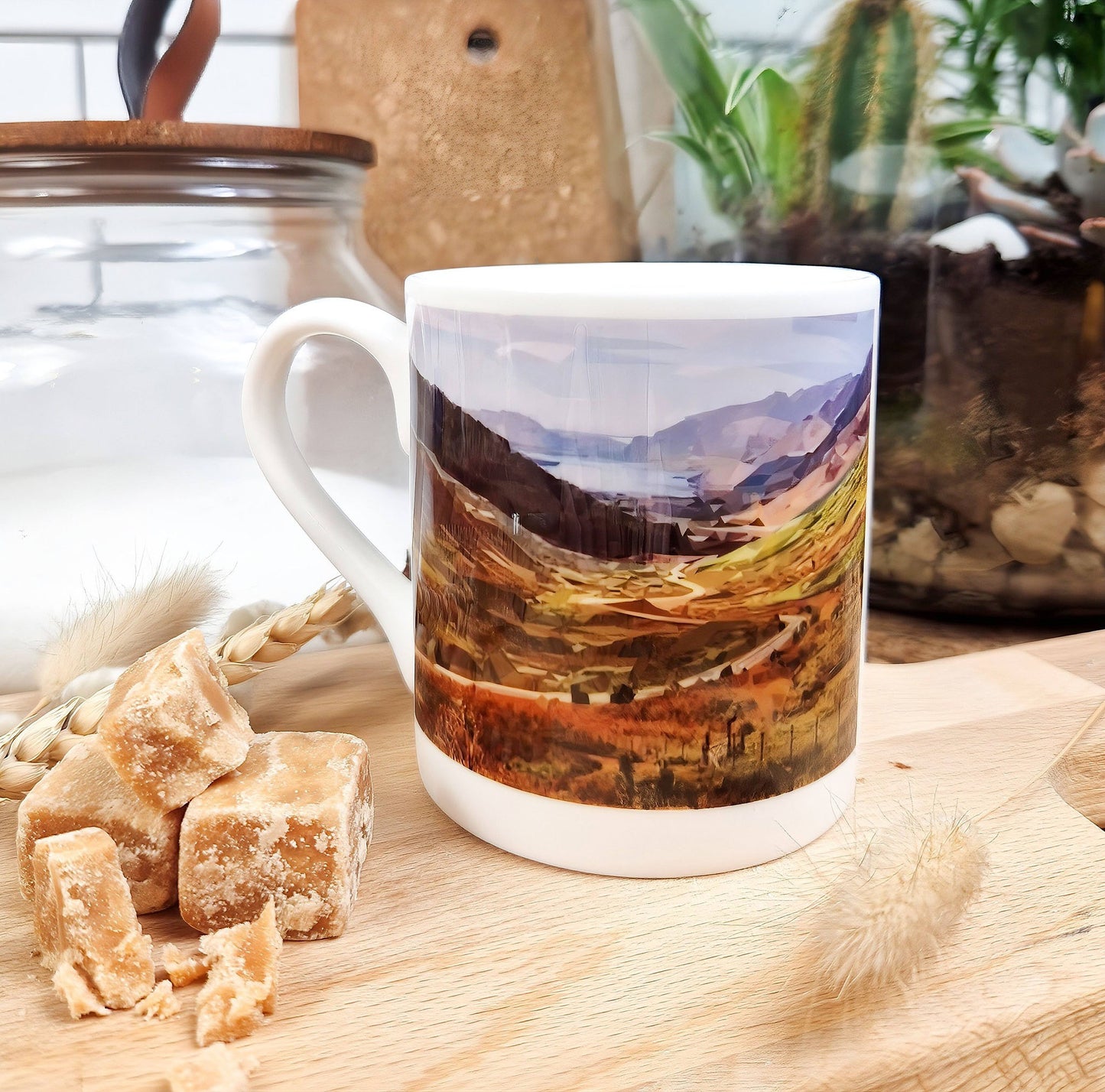 Glen Docherty Viewpoint illustration | Bone China mug | Scottish *NEW