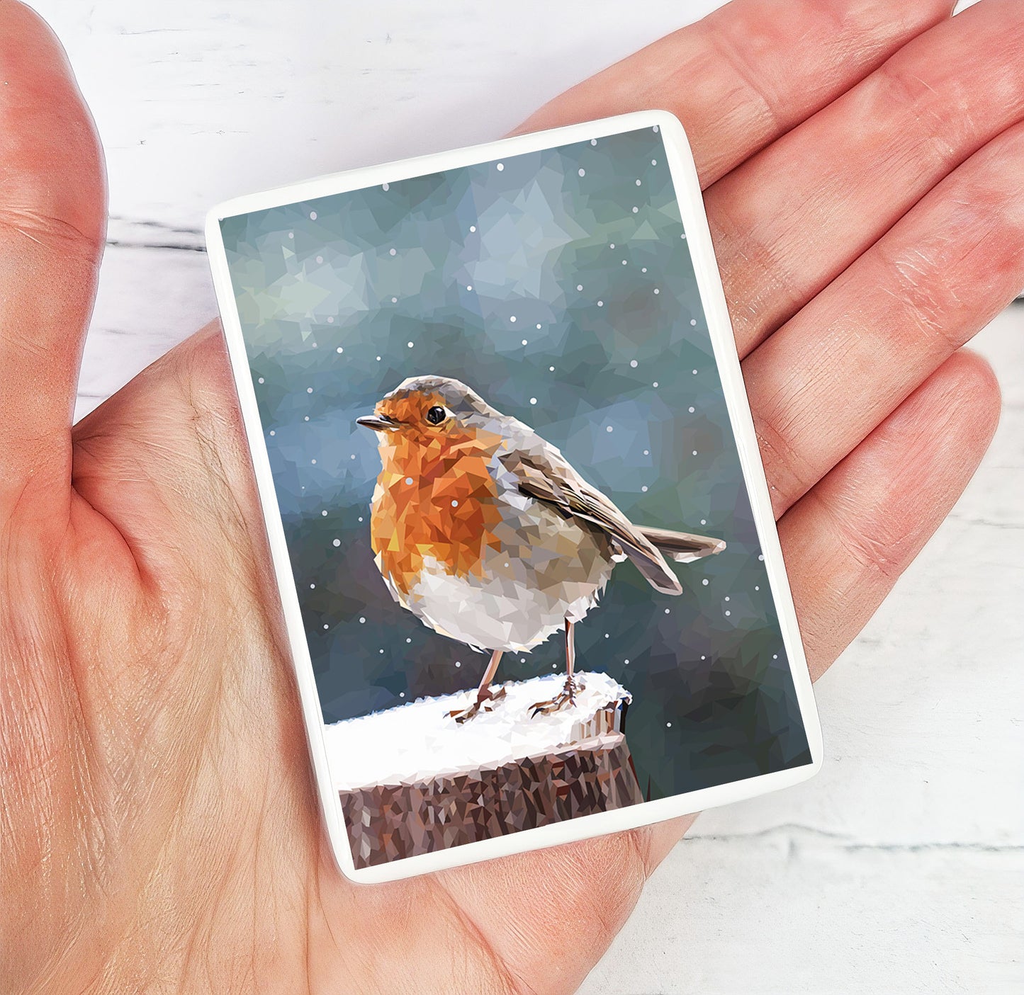 ROBIN REDBREAST ceramic magnet