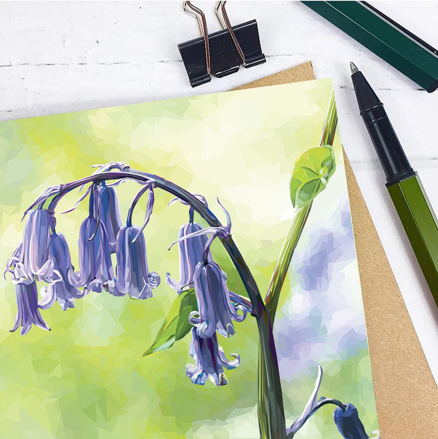 BLUEBELLS greeting card