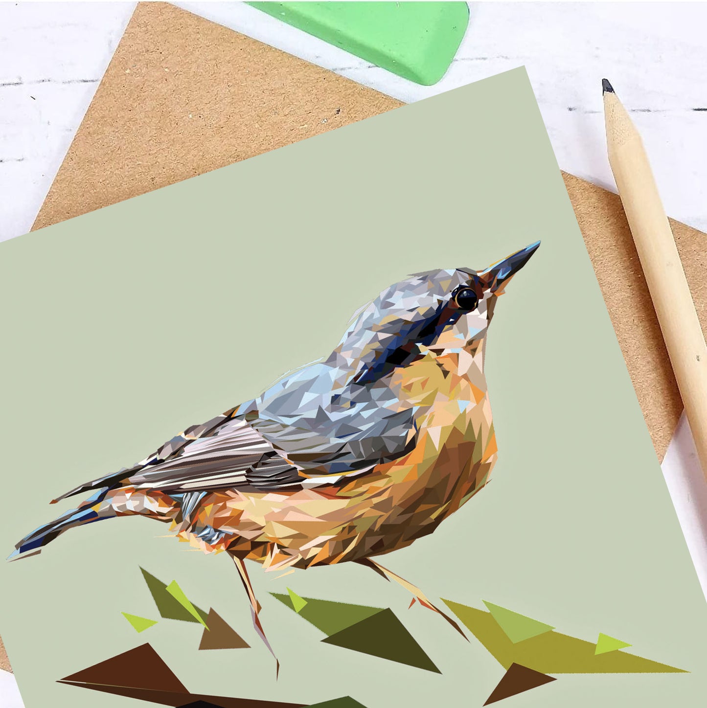 NUTHATCH greeting card