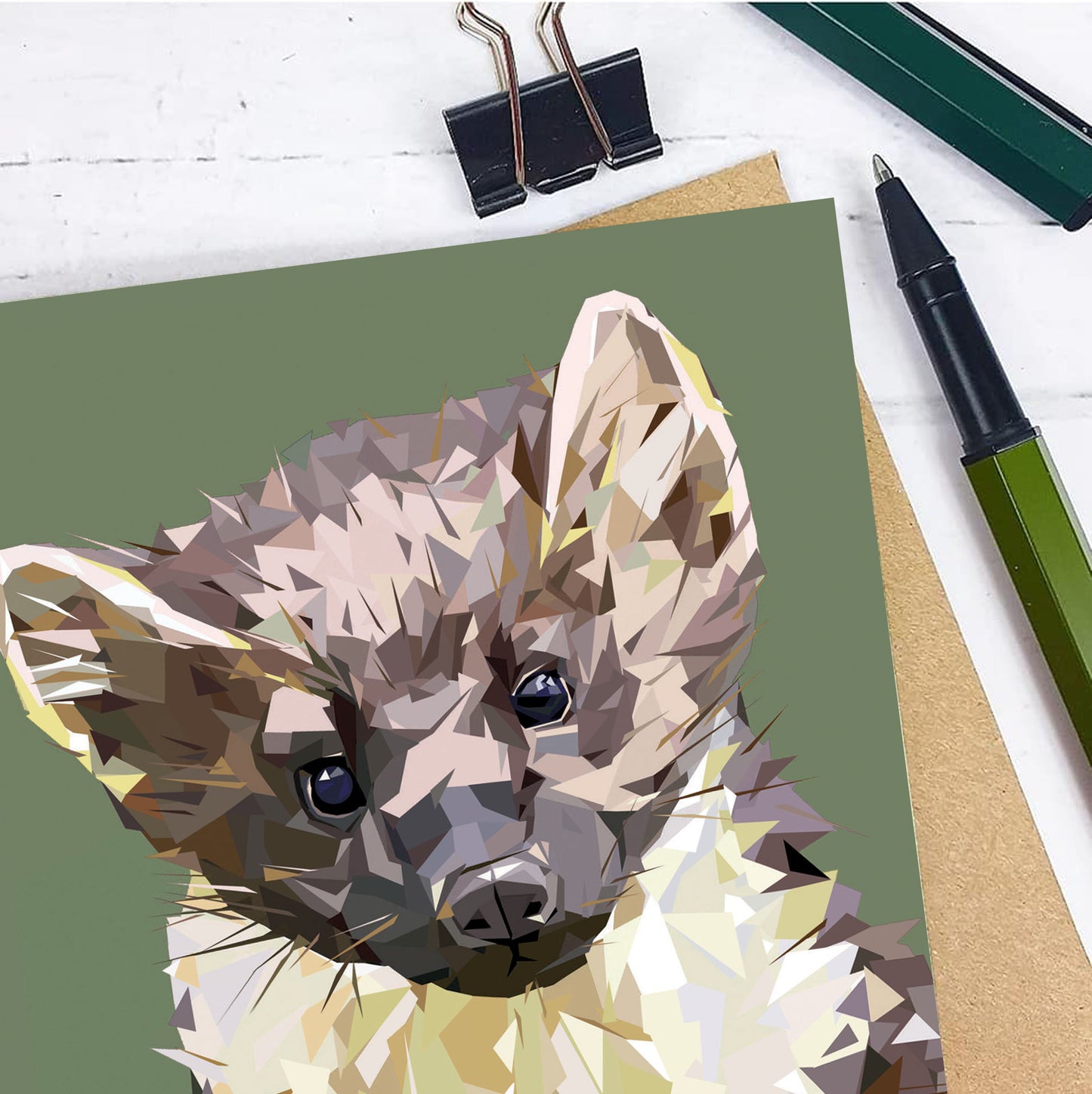 PINE MARTEN greeting card