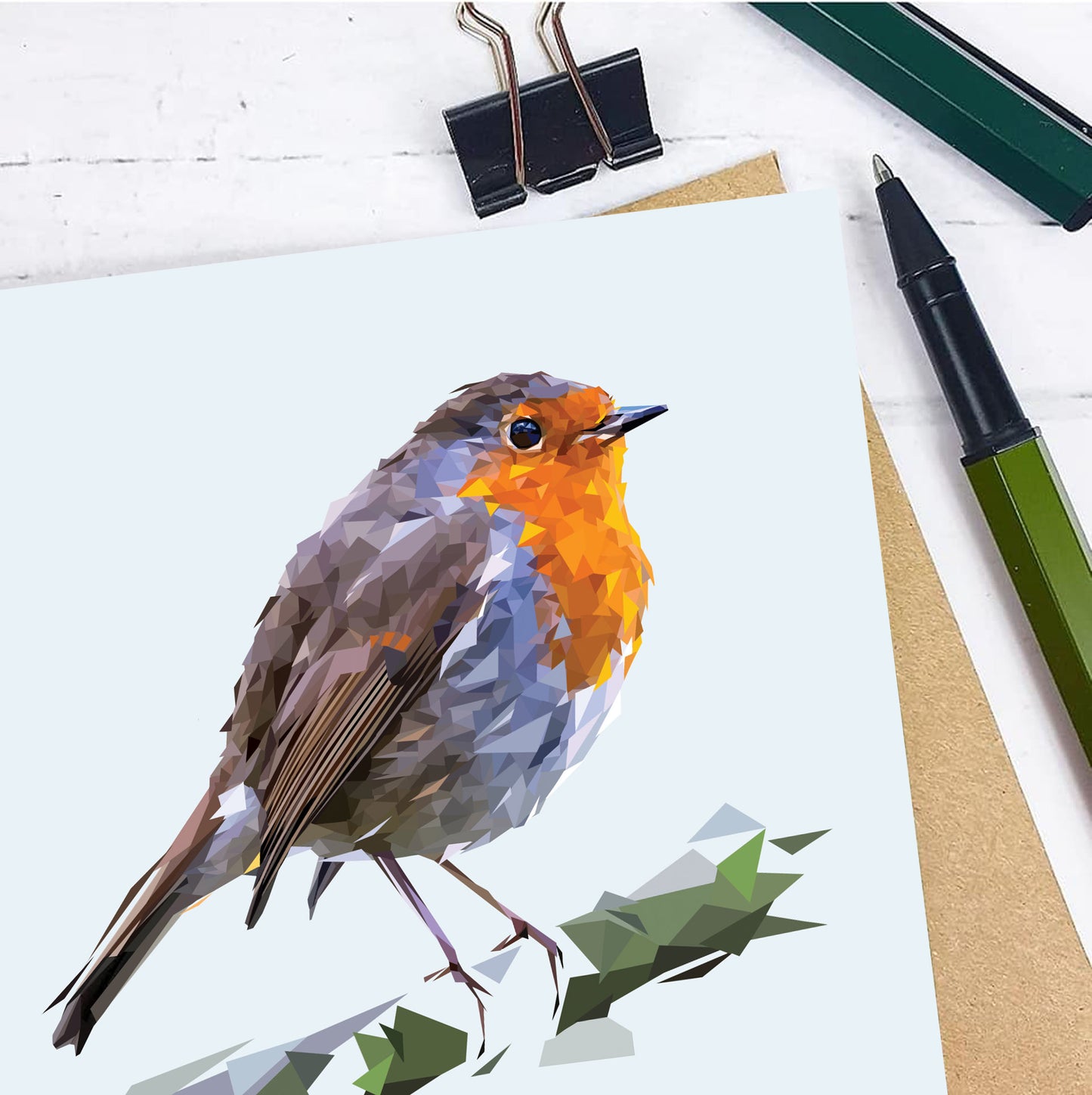 ROBIN REDBREAST greeting card