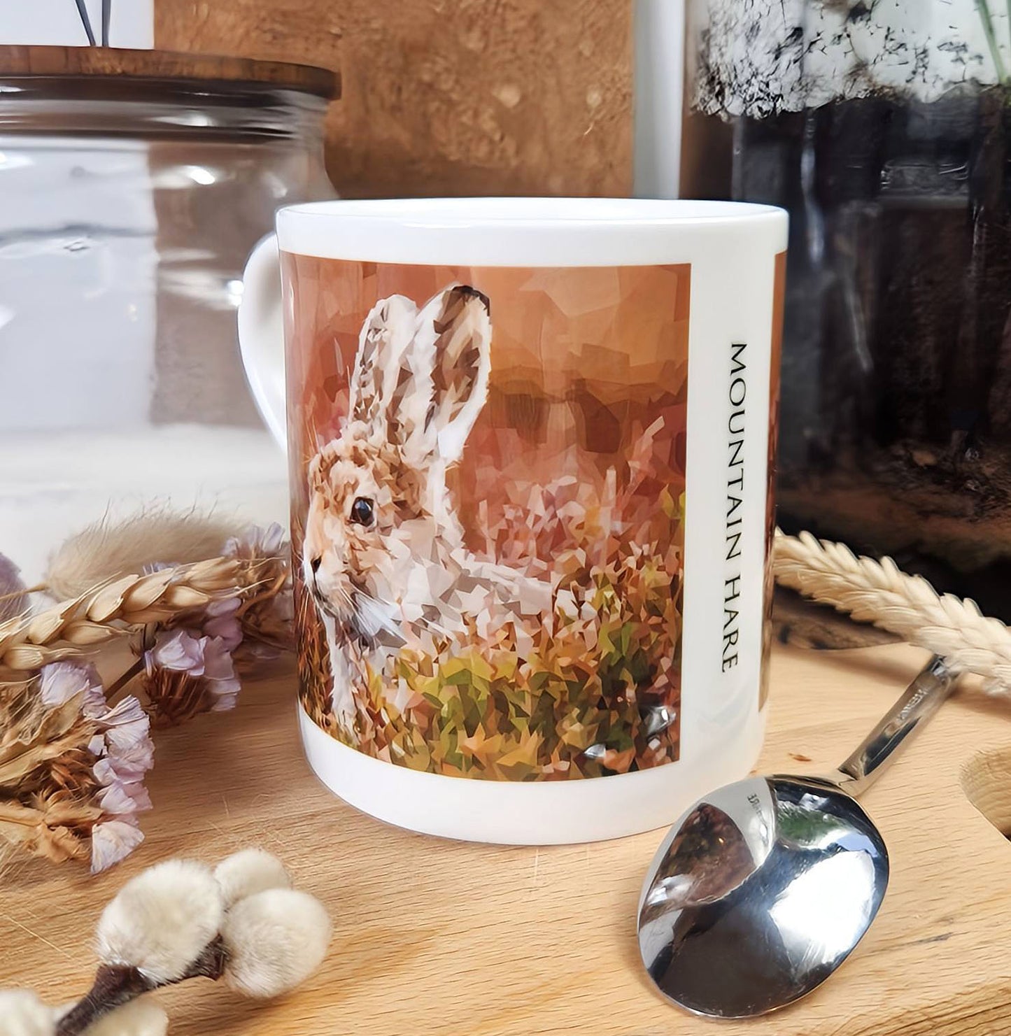 MOUNTAIN HARE illustrated mug *NEW