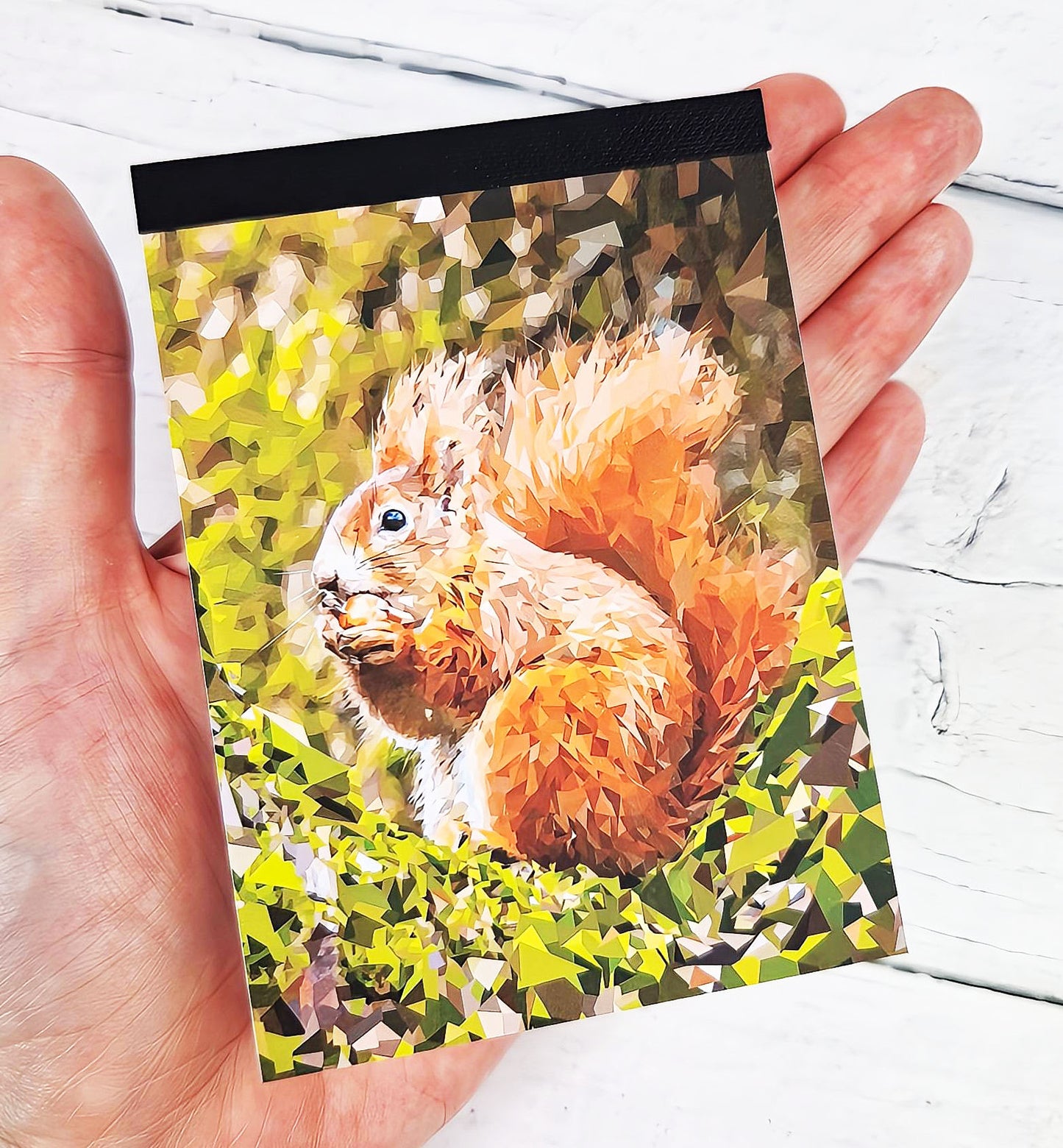 RED SQUIRREL illustrated mini notebook *NEW