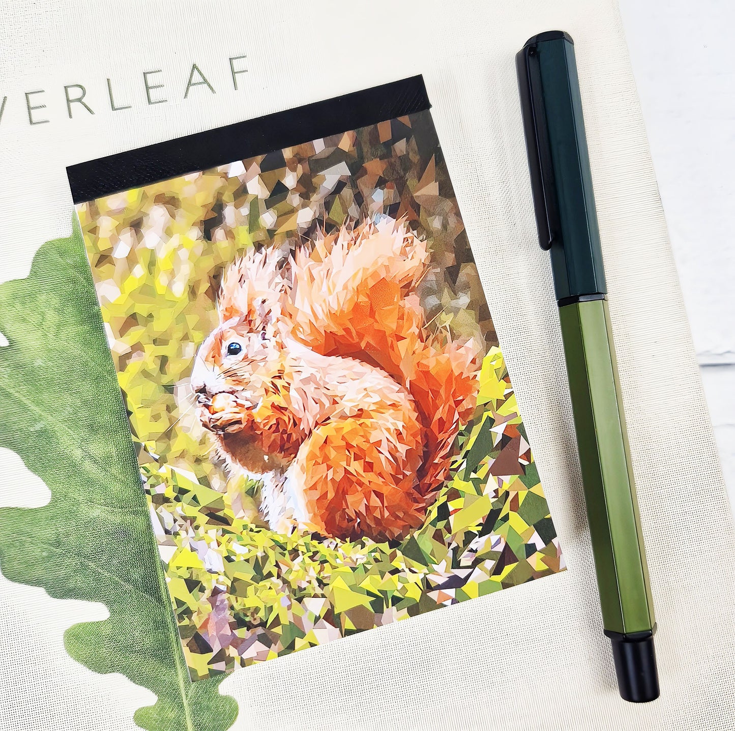 RED SQUIRREL illustrated mini notebook *NEW
