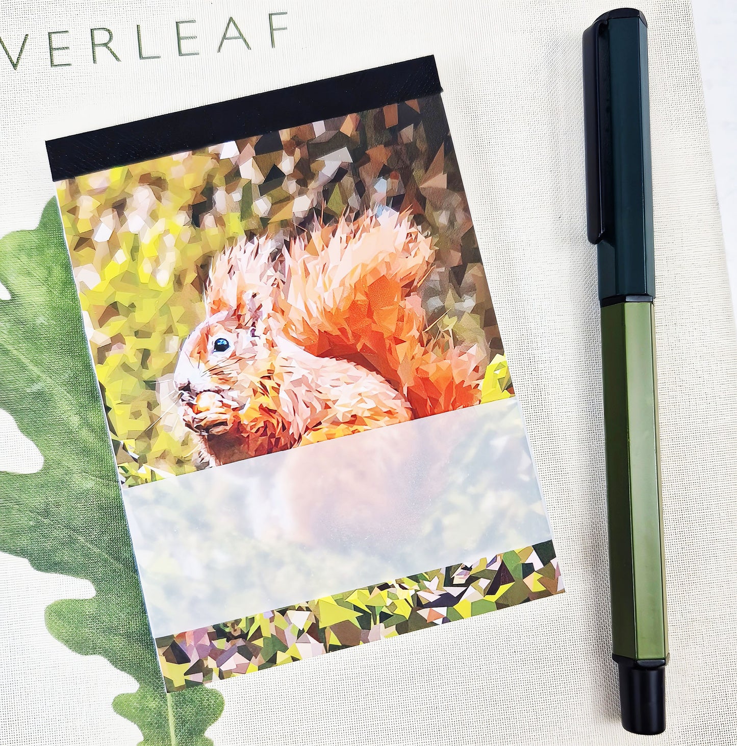 RED SQUIRREL illustrated mini notebook *NEW