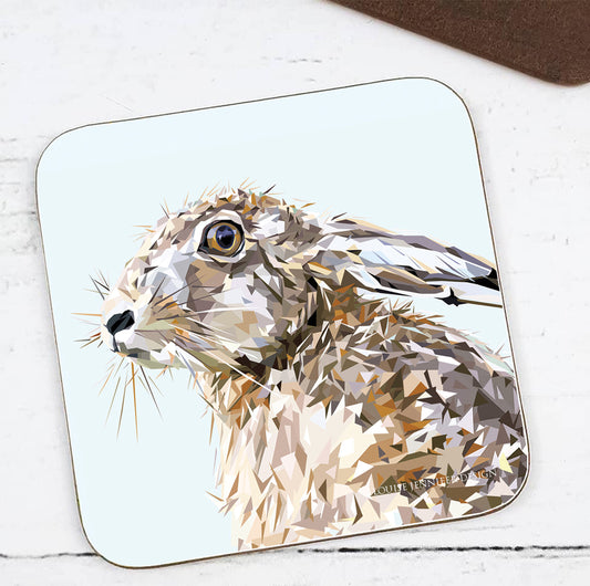 MOUNTAIN HARE hardwood coaster