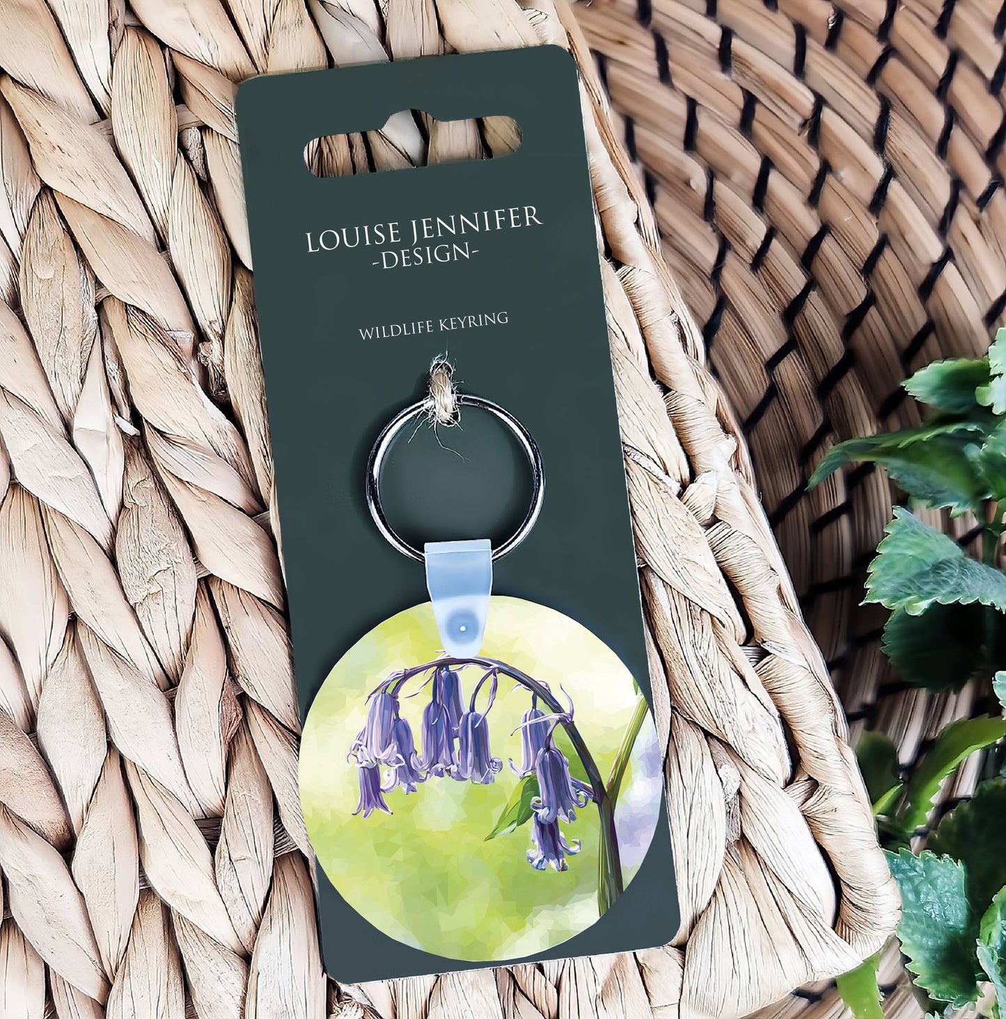 Bluebell flower illustration | Keyring | Accessories