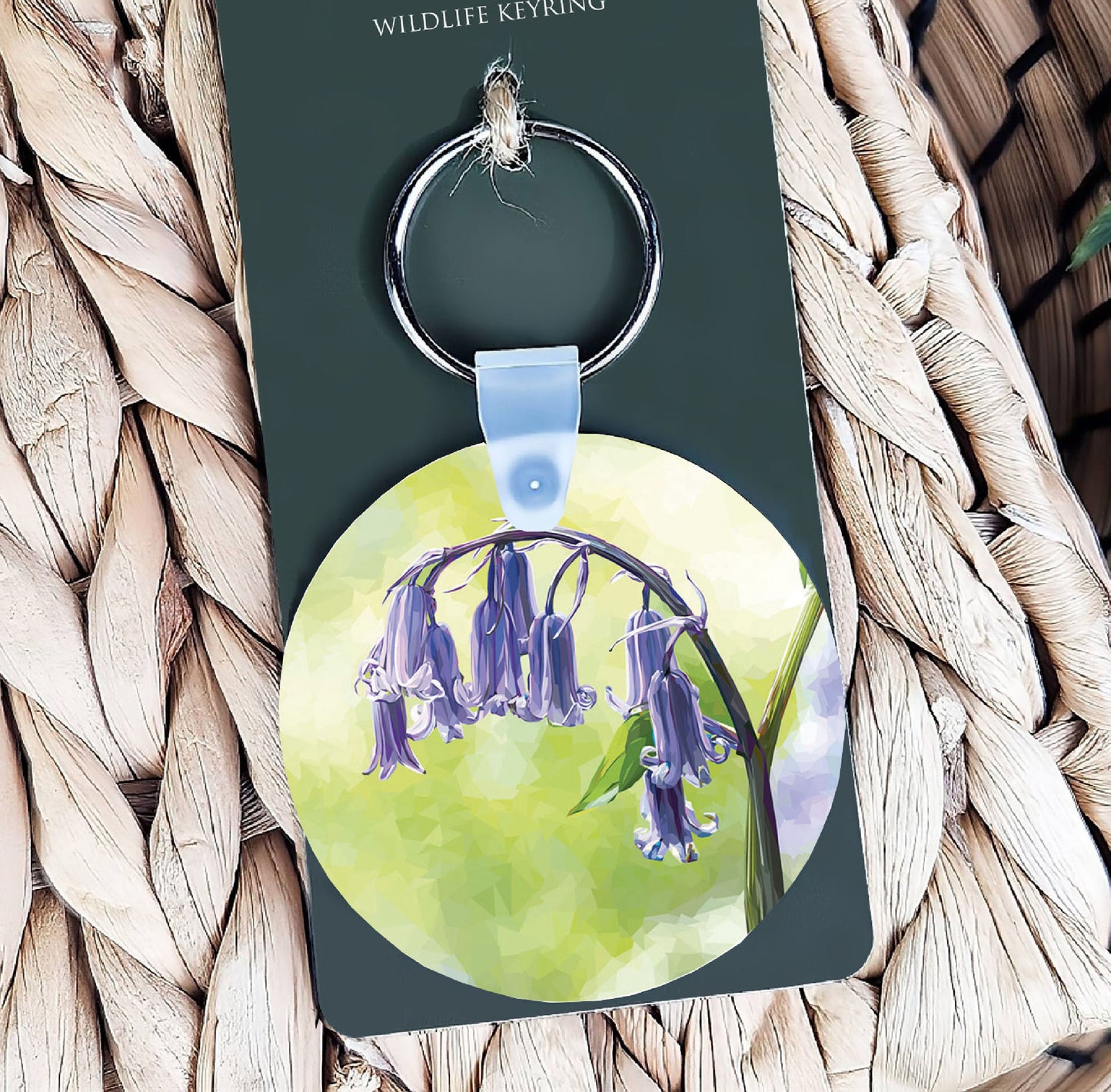 Bluebell flower illustration | Keyring | Accessories