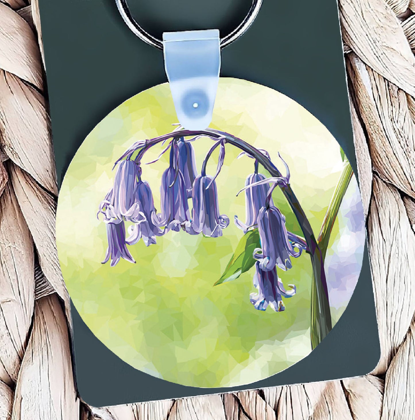Bluebell flower illustration | Keyring | Accessories