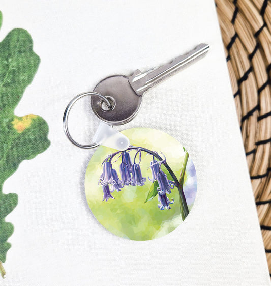 Bluebell flower illustration | Keyring | Accessories