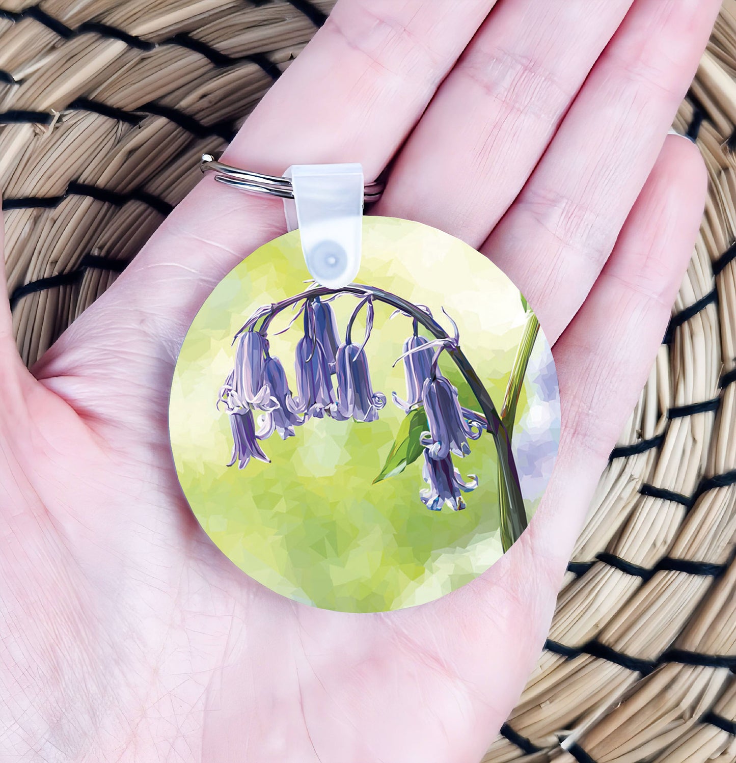 Bluebell flower illustration | Keyring | Accessories