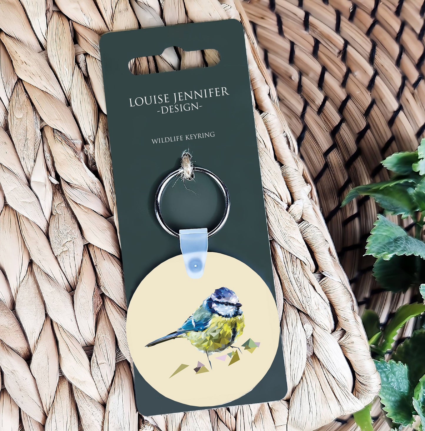 Blue tit bird illustration | Keyring | Accessories