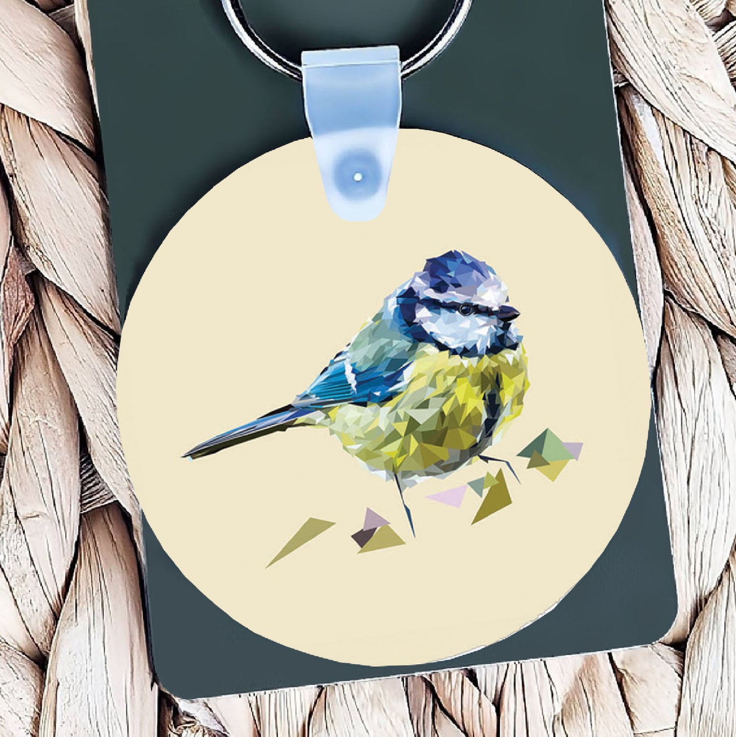 Blue tit bird illustration | Keyring | Accessories