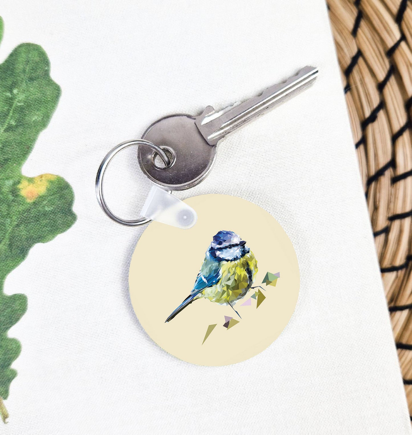 Blue tit bird illustration | Keyring | Accessories