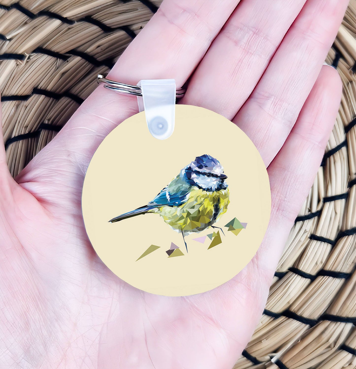 Blue tit bird illustration | Keyring | Accessories