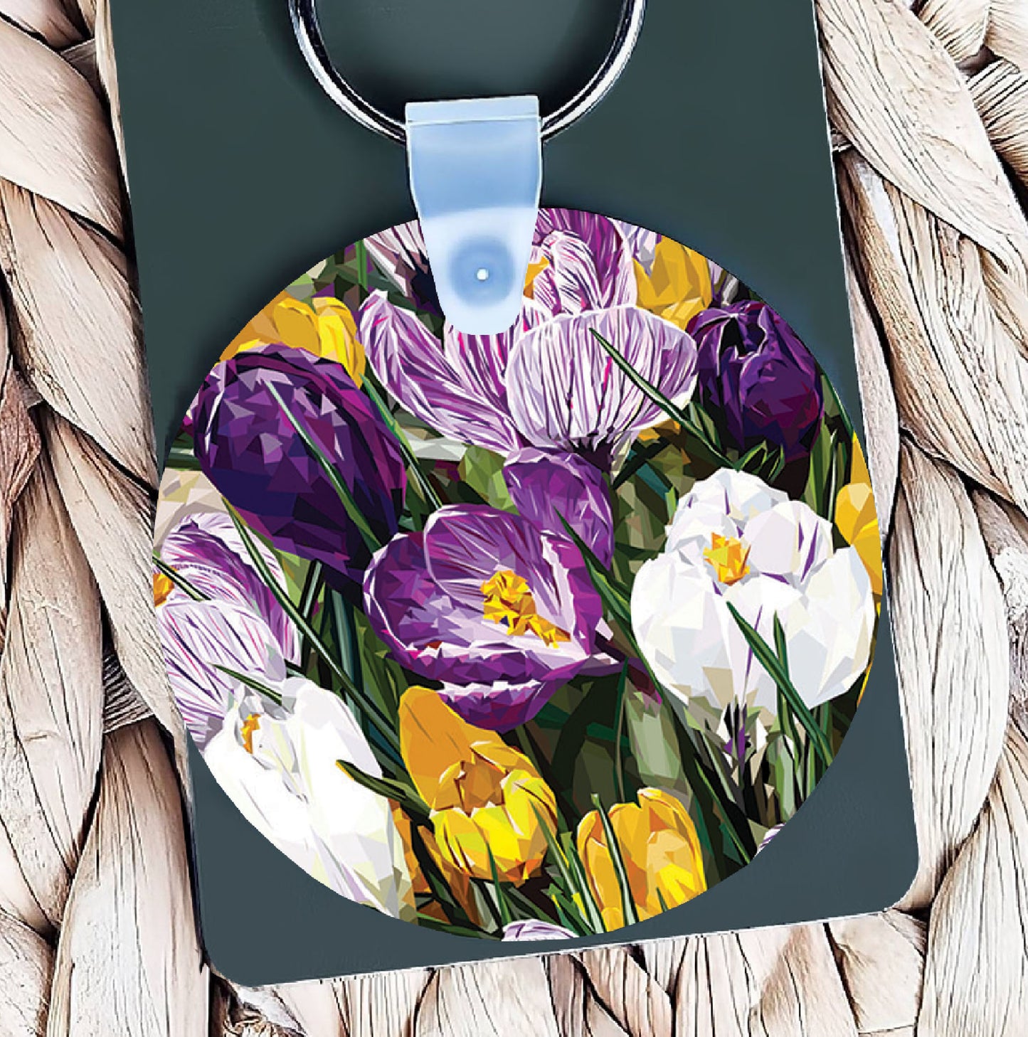 Crocus flower illustration | Keyring | Accessories