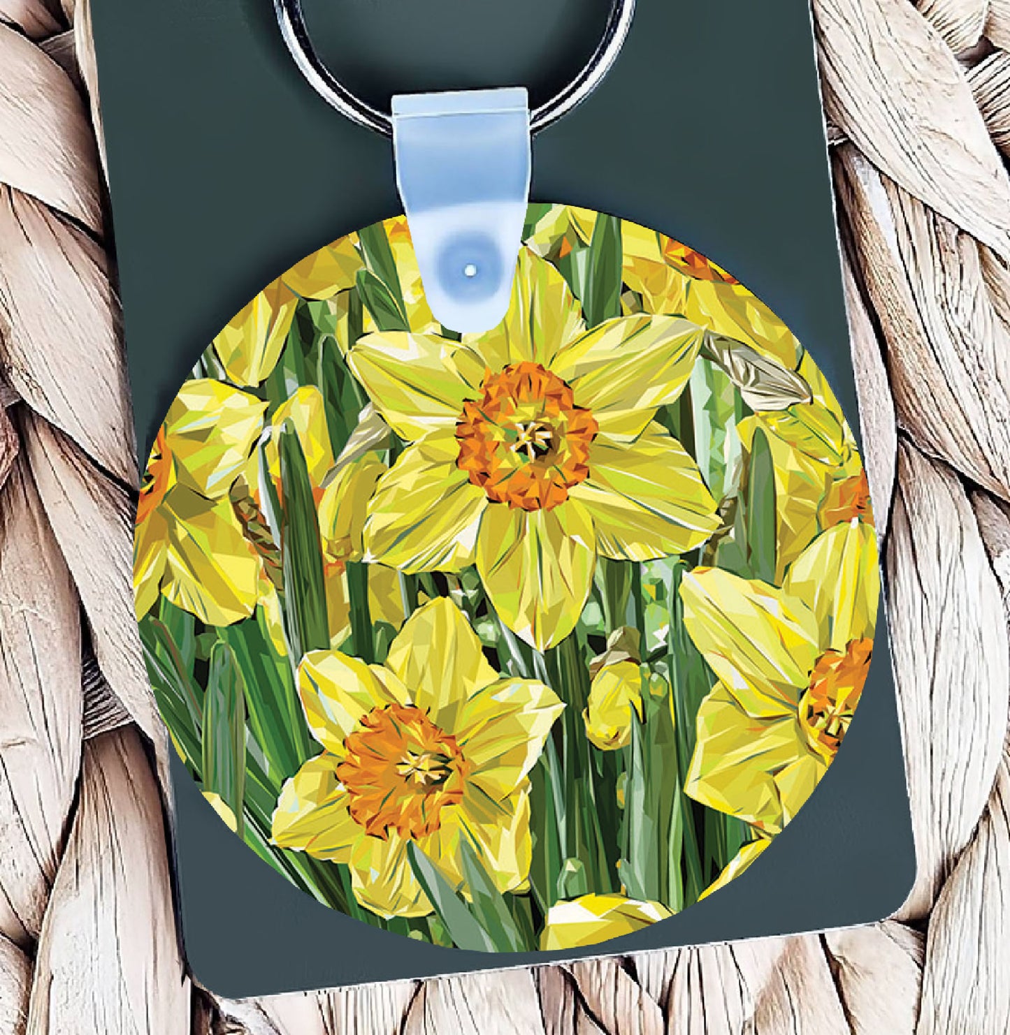 Daffodil flower illustration | Keyring | Accessories