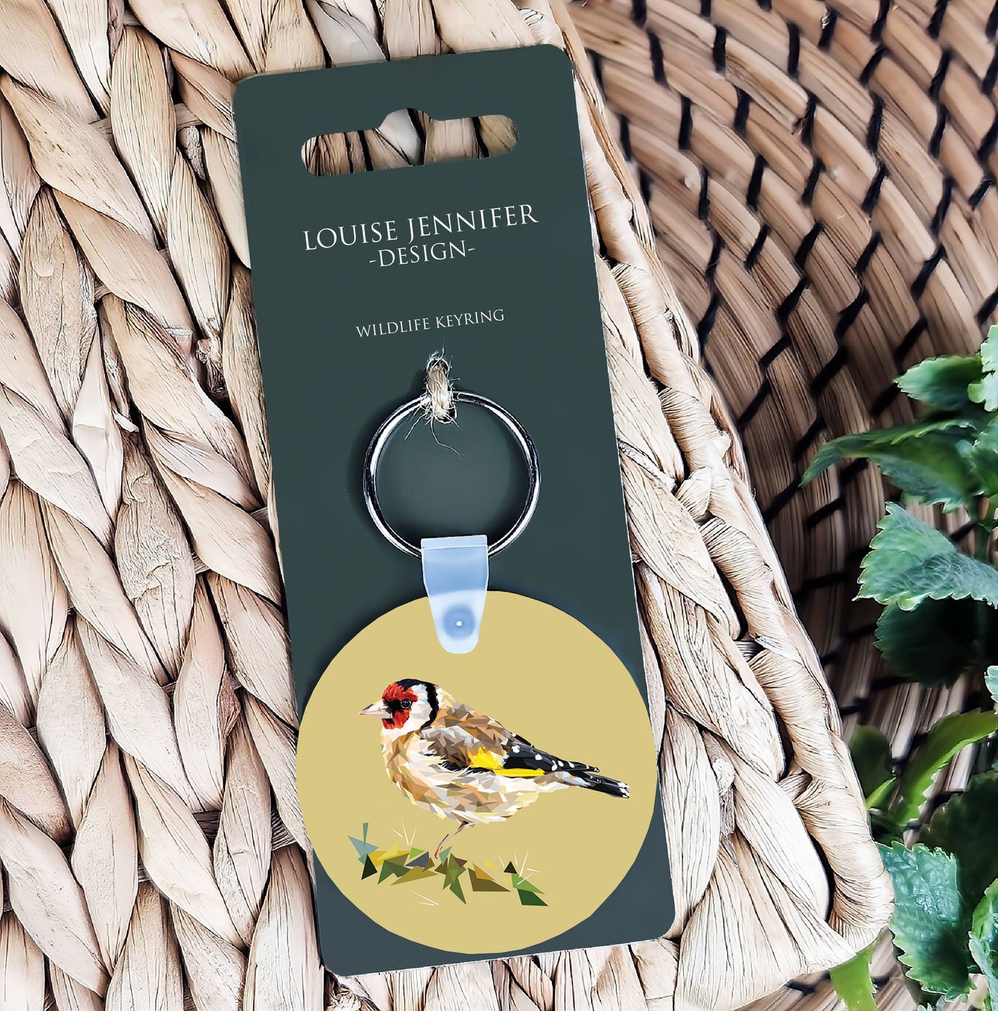 Goldfinch bird illustration | Keyring | Accessories